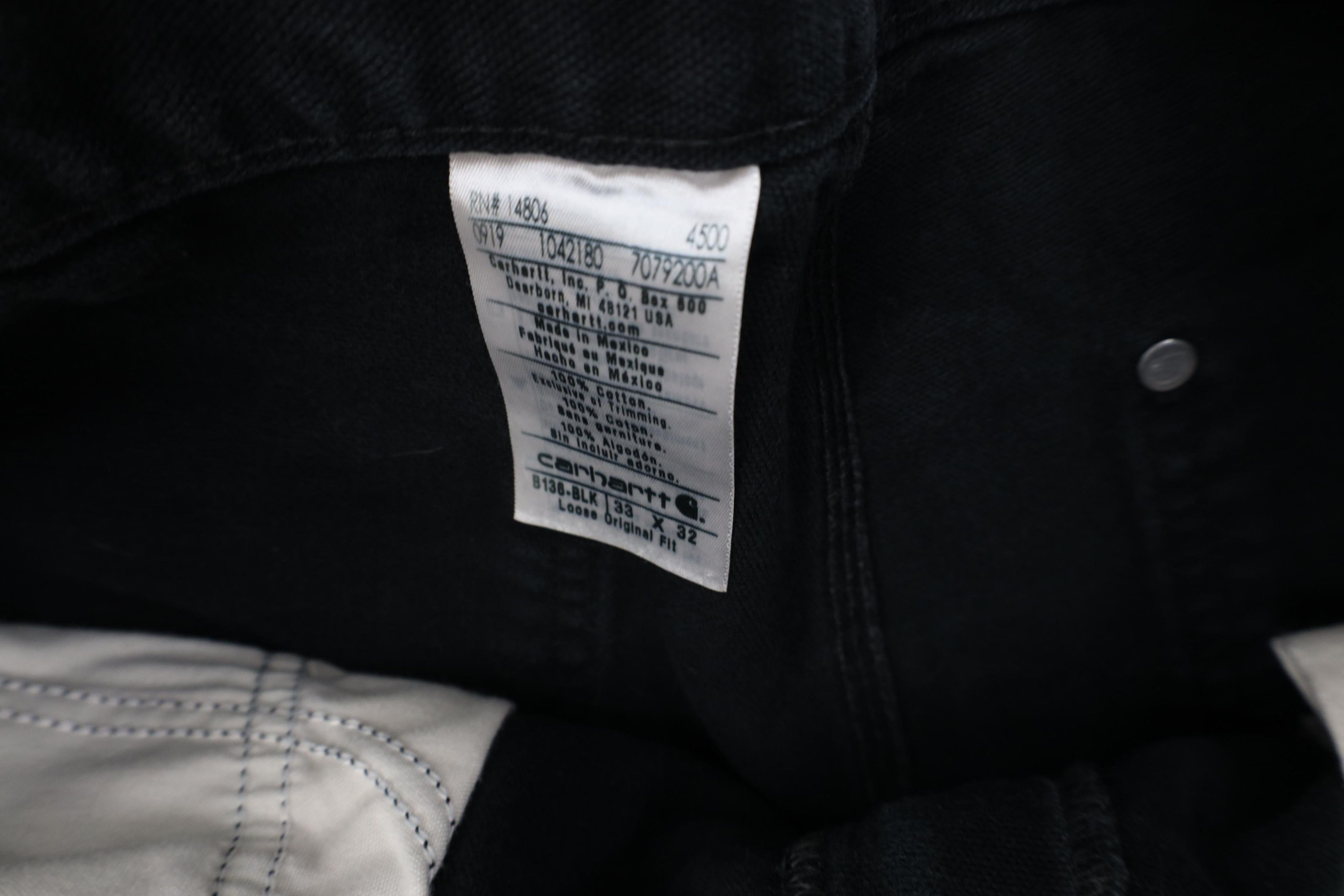 Carhartt Vintage Y2K Carhartt Original Fit Wide Leg Double Knee Pants Size US 33 - 7 Thumbnail