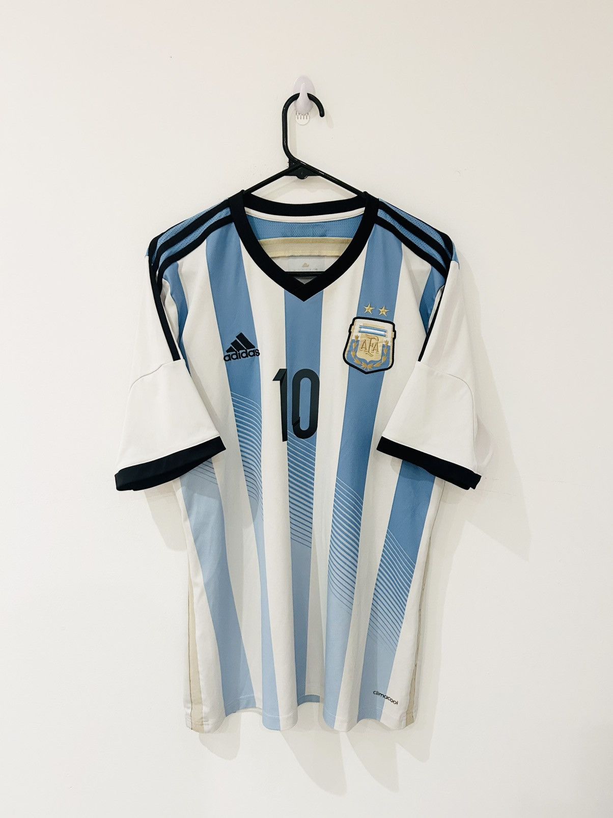Adidas × Vintage Argentina 2014 home Messi jersey Size US L / EU 52-54 / 3 - 2 Thumbnail