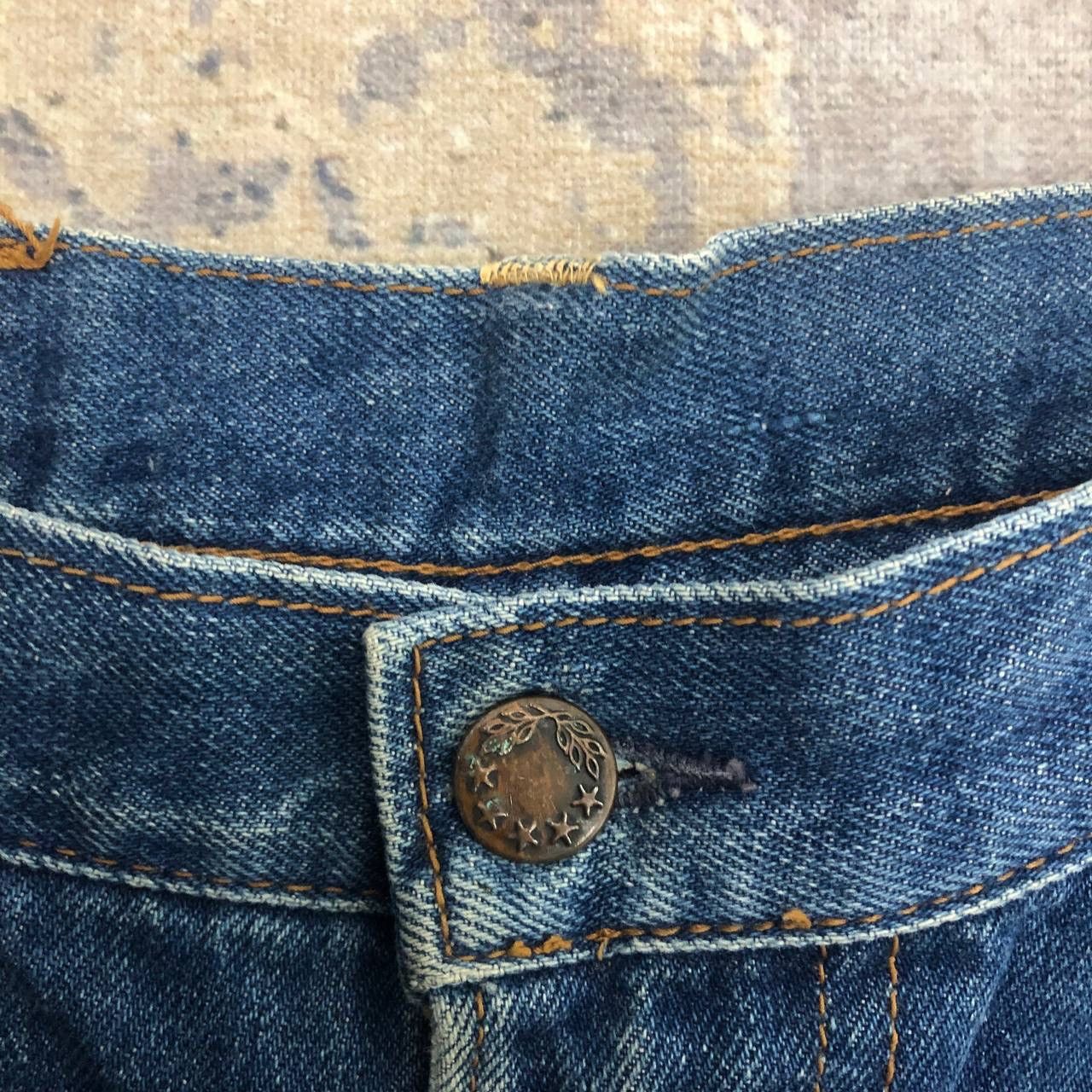 P863. VINTAGE TALON ZIPPER MCQUEEN JEANS
