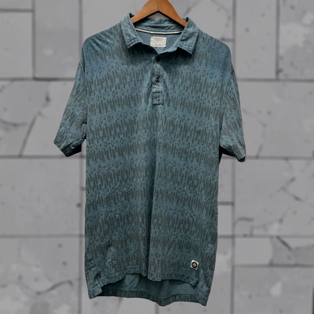 Vintage Linksoul Blue Polo Shirt Mens L Regular Size US M / EU 48-50 / 2 - 1 Thumbnail