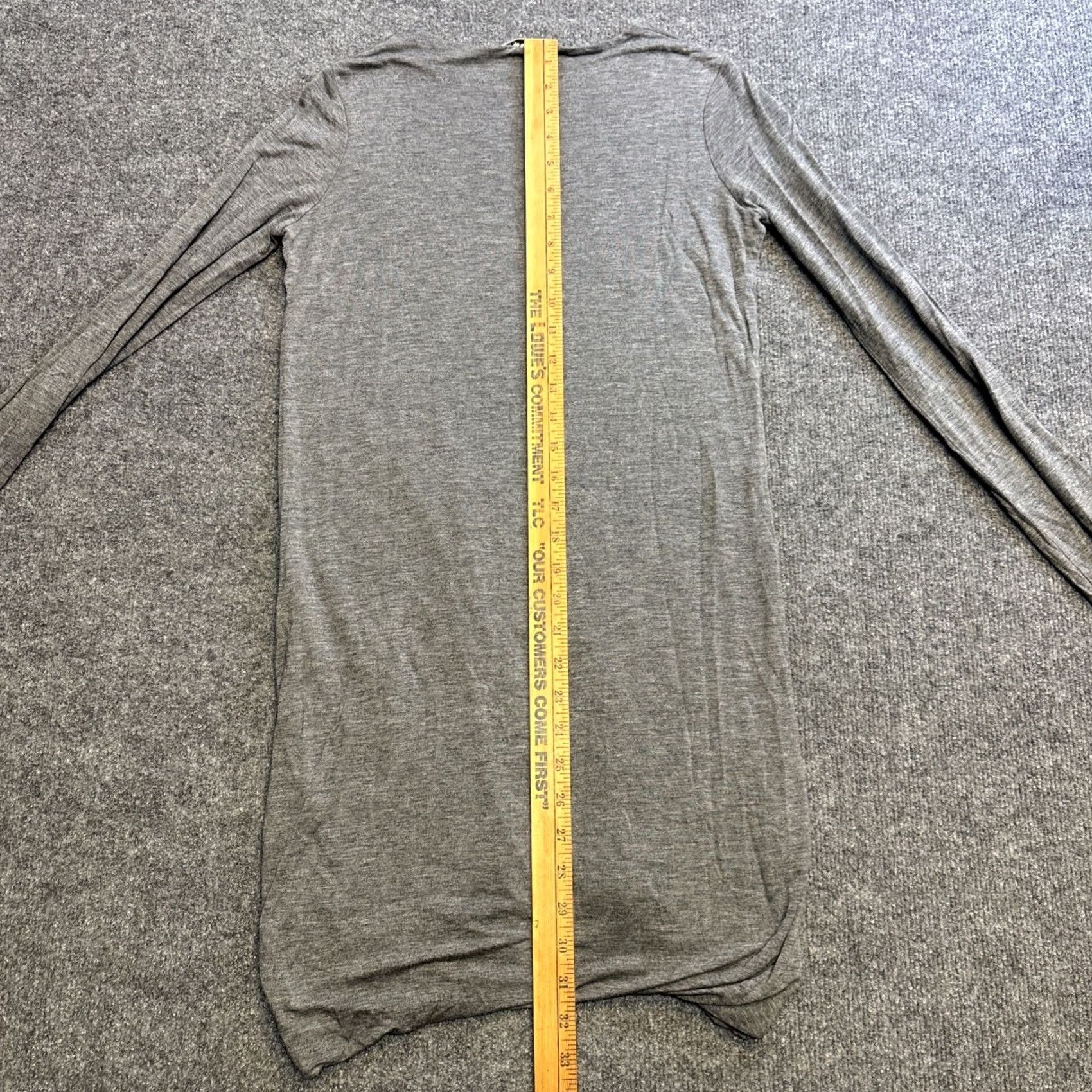 Acne Studios Acne Studios Emilia Grey Bubble Hem Stretch Mini Dress S Long Sleeve Women Regular Gray Knit Short Fall Spring Winter Portugal Size S / US 4 / IT 40 - 5 Thumbnail