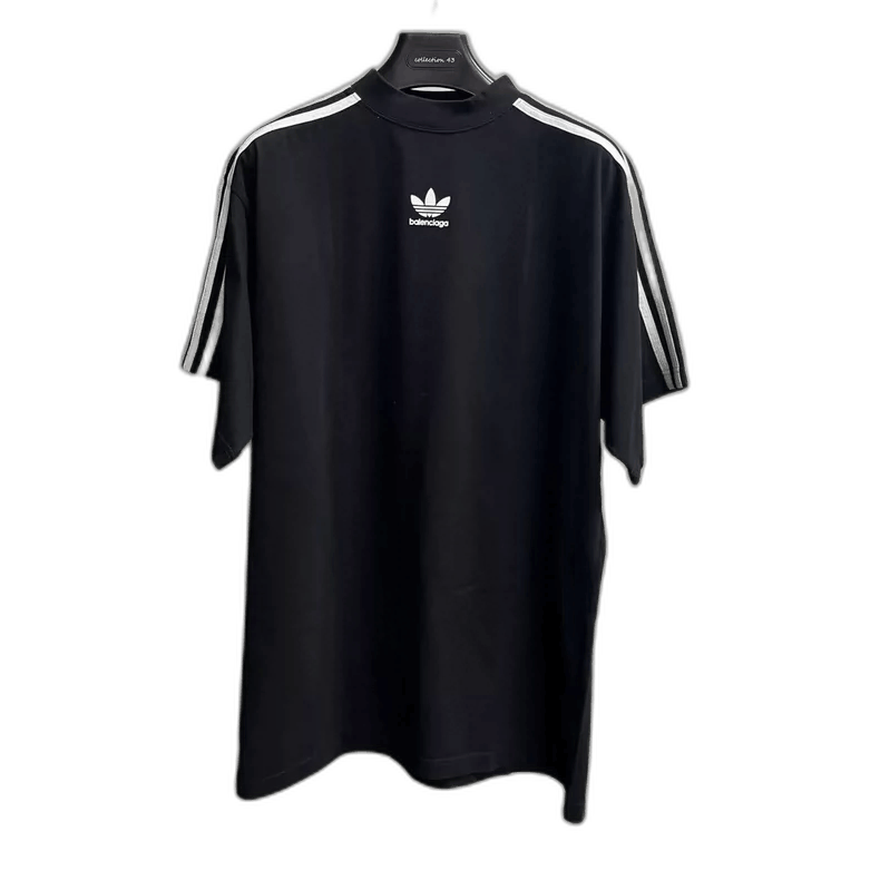 Balenciaga Balenciaga adidas Black Logo Print T-Shirt | Grailed