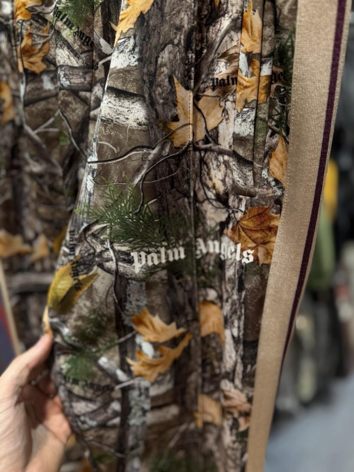 Palm Angels PALM ANGELS Tree Camo Track Pants Brown Small $790 MSRP Size US 30 / EU 46 - 7 Thumbnail