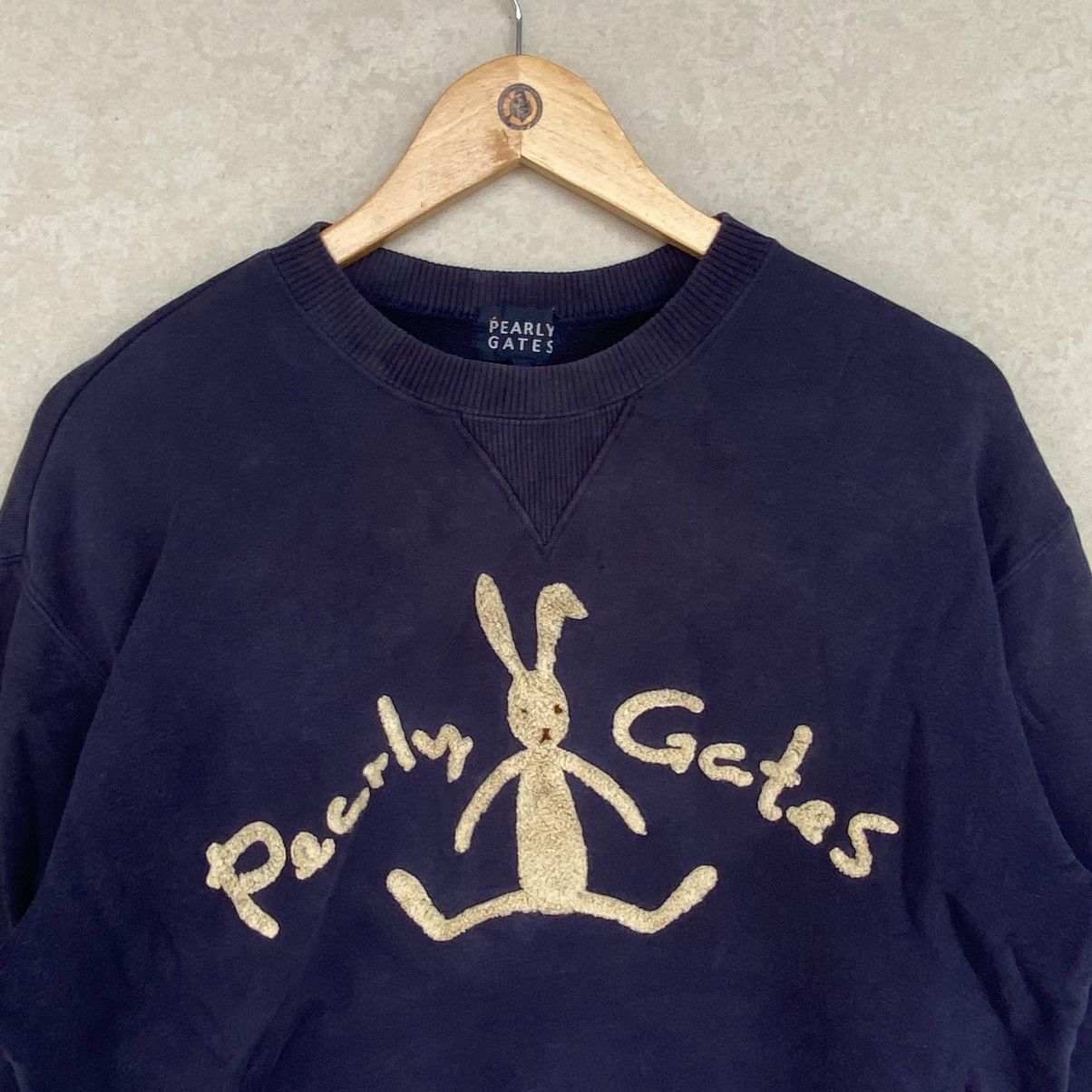 Other Vintage Pearly Gates Big Embroidered Crewneck Navy Blue Size M / US 6-8 / IT 42-44 - 4 Thumbnail