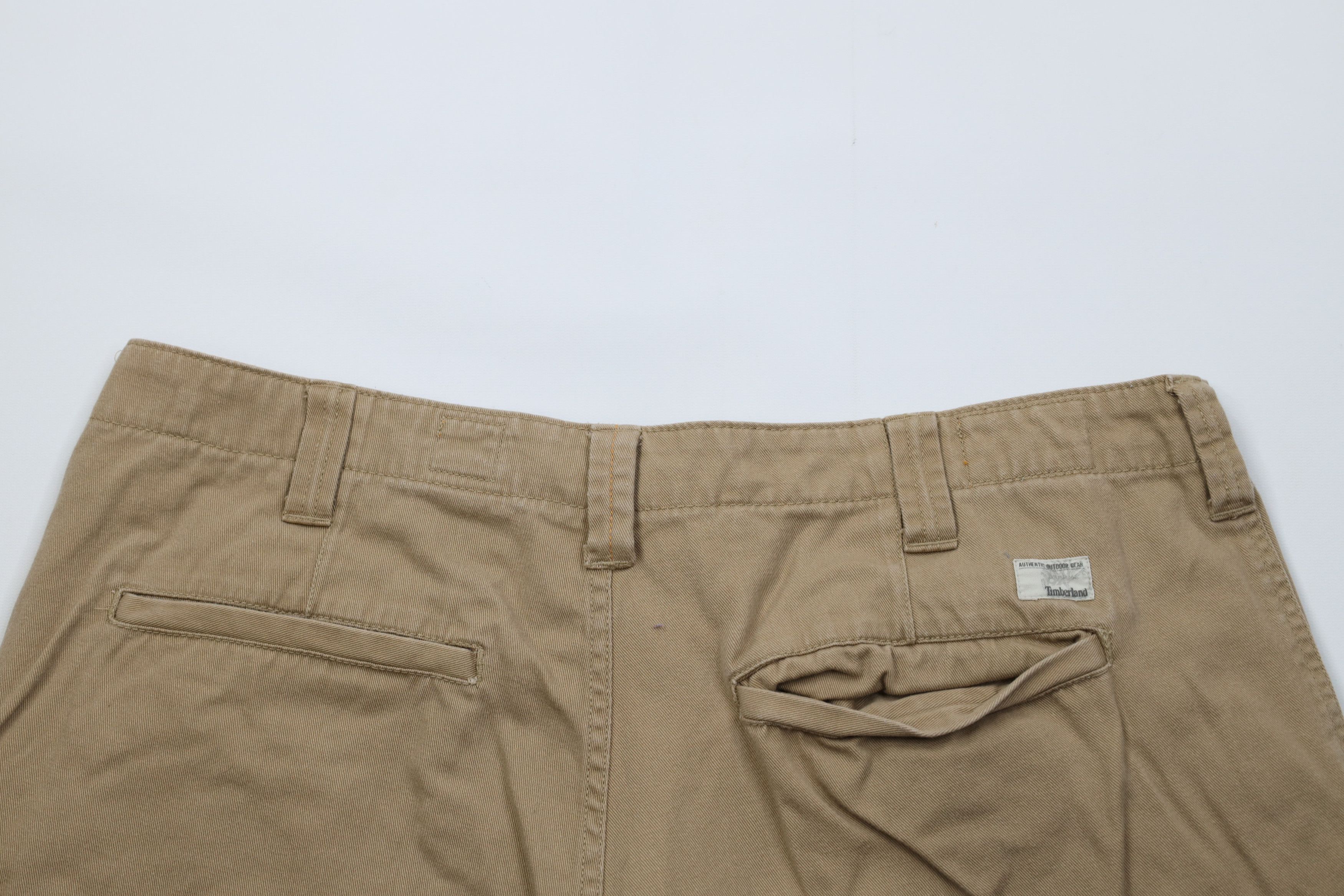 Timberland Vintage 90s Y2K Timberland Surplus Shorts Brown Cotton Size US 38 / EU 54 - 8 Thumbnail
