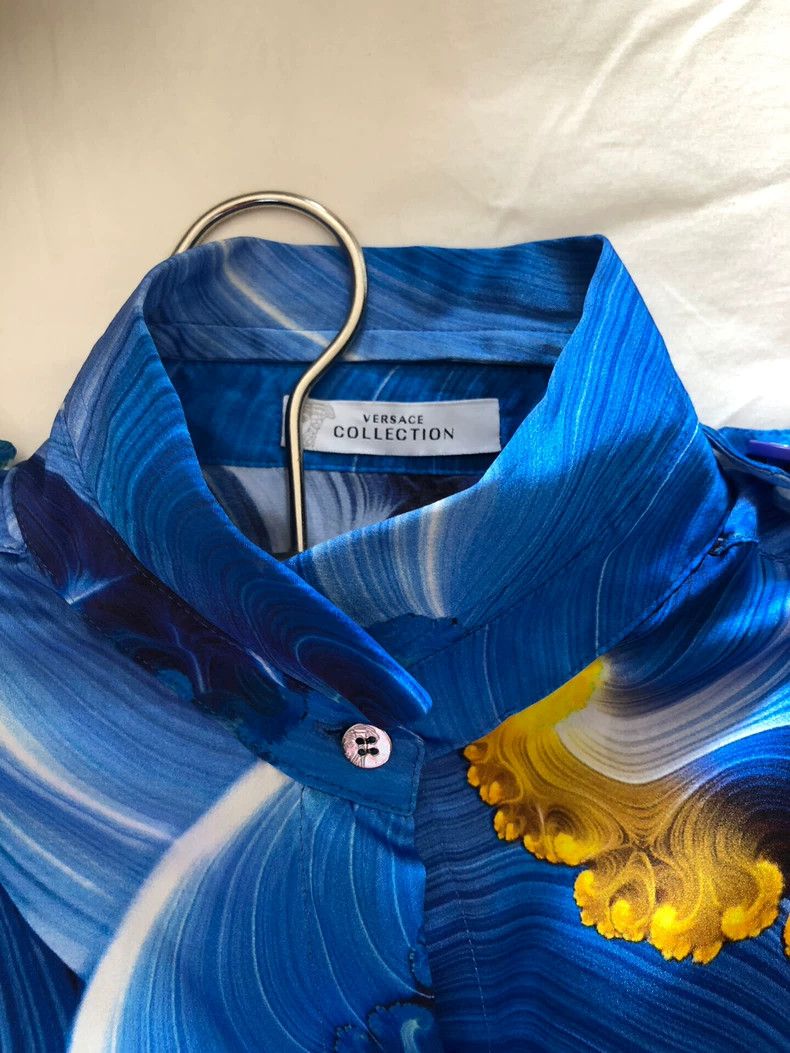 Versace Versace Silk sleeveless top Size L / US 10 / IT 46 - 2 Thumbnail