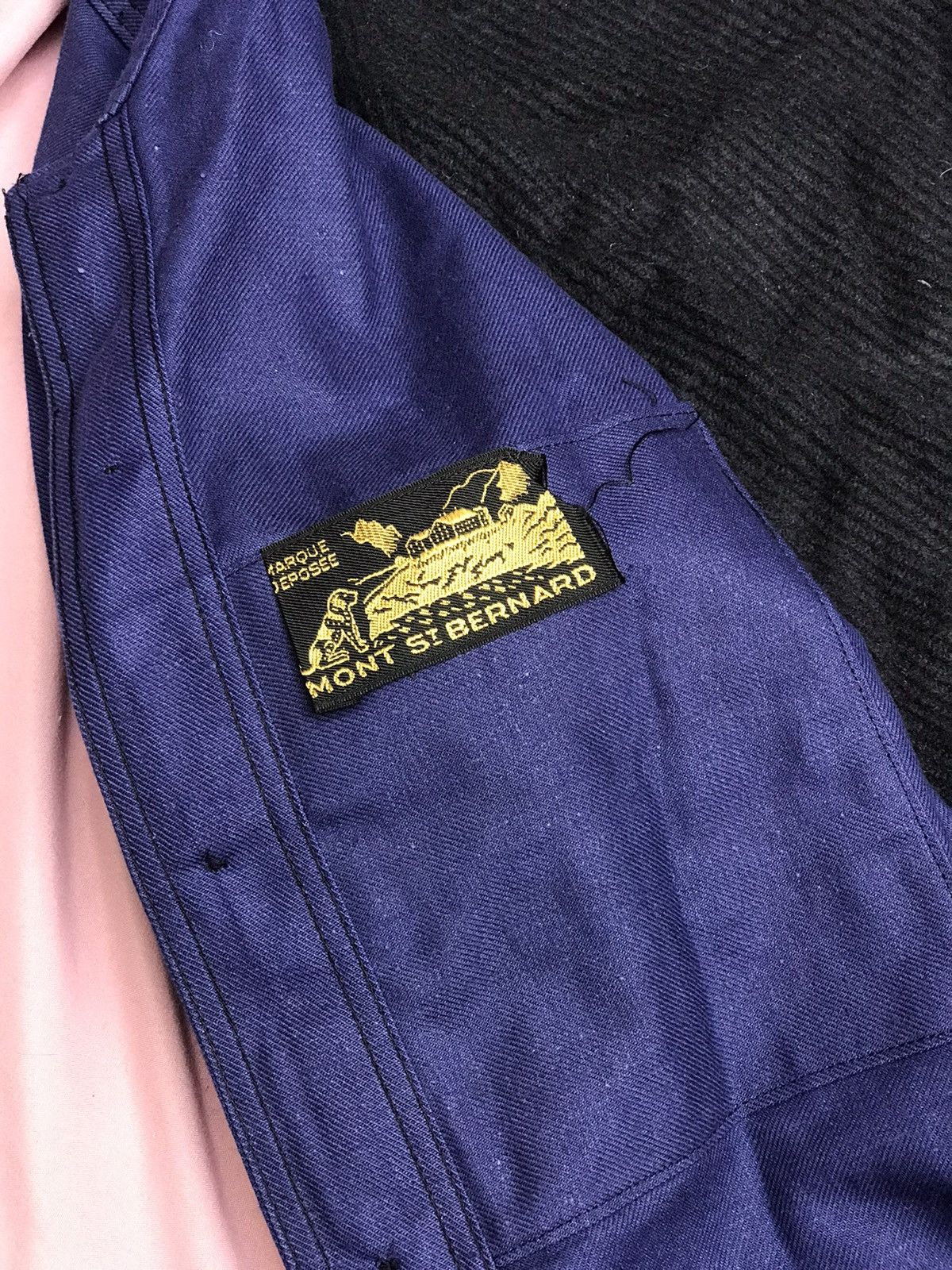 Other LE MONT St.BERNARD VINTAGE GENUINE FRENCH CHORE COAT Size US M / EU 48-50 / 2 - 1 Thumbnail