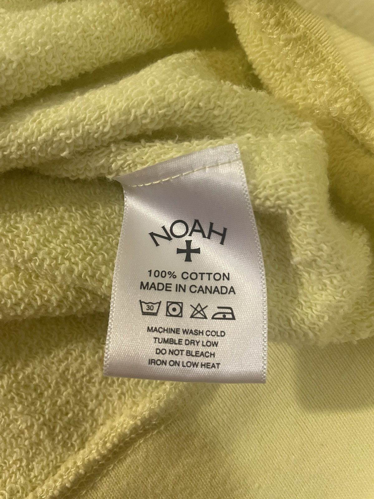 Noah Noah Sweatshirt - Size Large - Neon Yellow Size US L / EU 52-54 / 3 - 4 Thumbnail