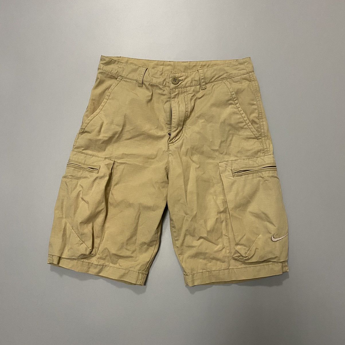 Nike × Nike SB Nike SB Cargo Shorts 28 Pockets Beige Size US 28 / EU 44 - 1 Thumbnail