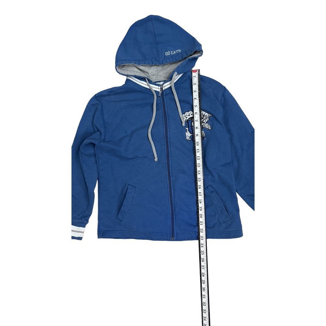 Vintage Vintage Kentucky Wildcats Full Zip Hoodie Blue Men's Size M Size M / US 6-8 / IT 42-44 - 5 Thumbnail