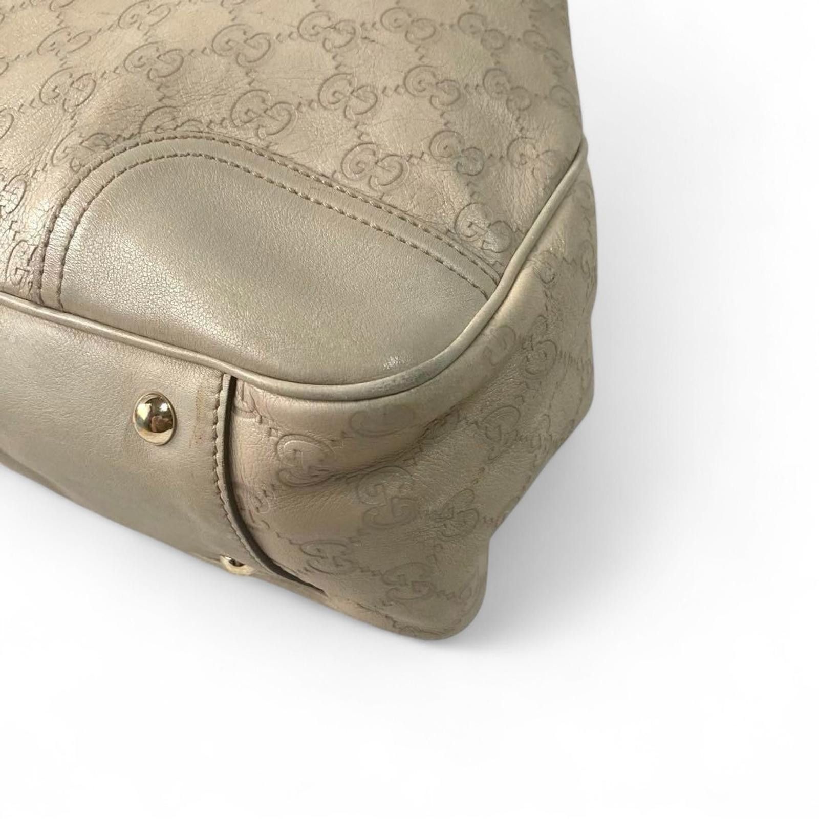 Gucci Gucci - Beige Monogram GG Canvas Tote Bag Size ONE SIZE - 5 Thumbnail