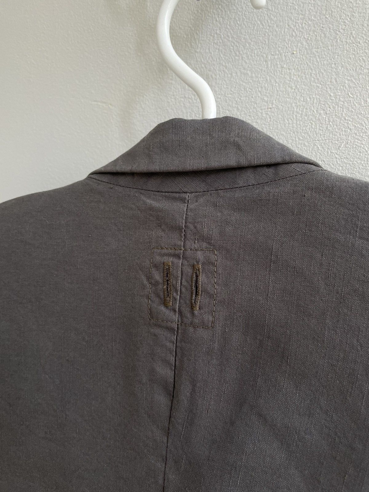 hannes roether Hannes Roether Silk Linen Blazer Coat Three Button Size M / US 6-8 / IT 42-44 - 23 Thumbnail