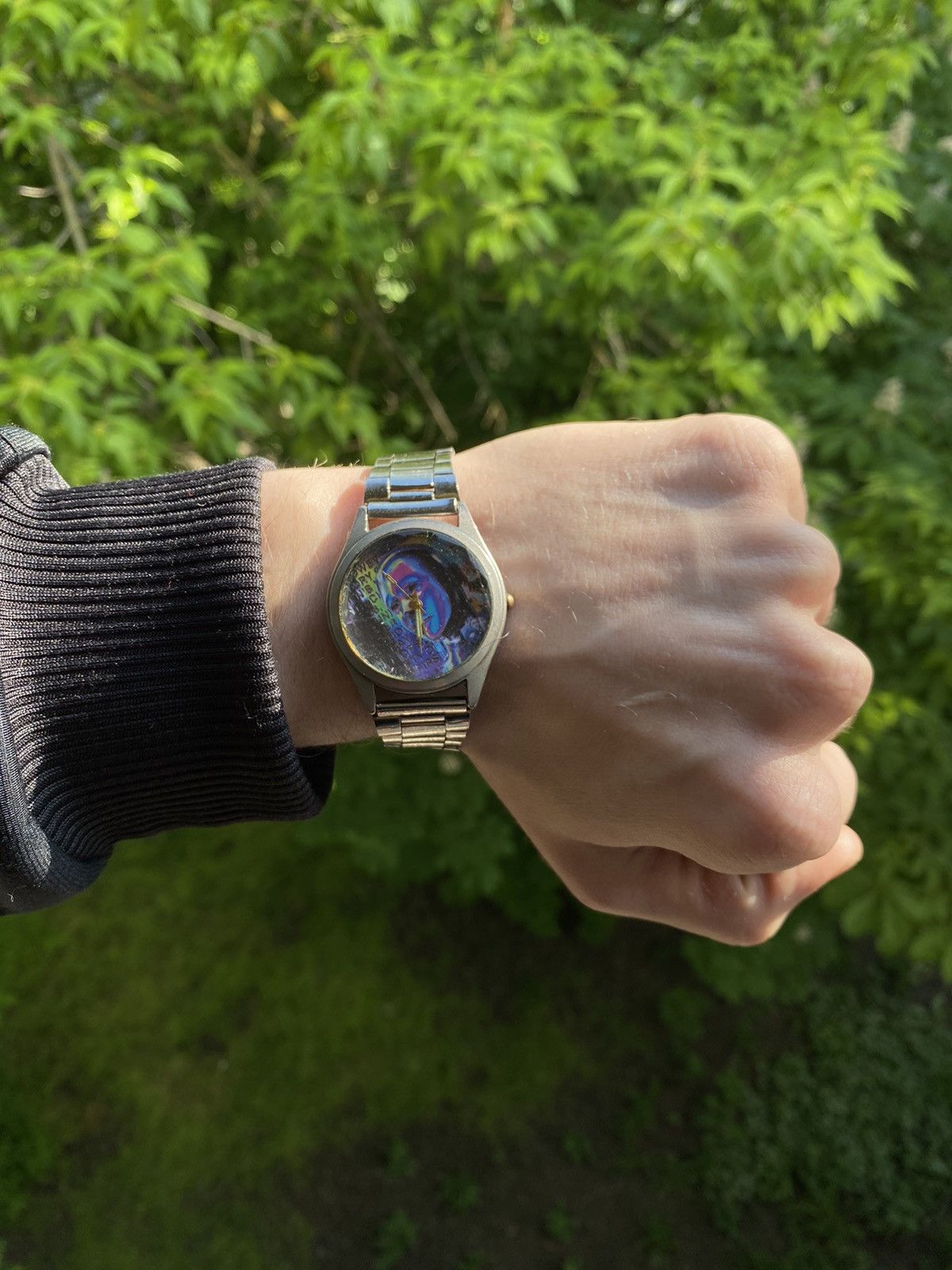 Japanese Brand × Jewelry × Vintage Art Watch Portrait Dial Stainless Steel Bracelet Size ONE SIZE - 3 Thumbnail
