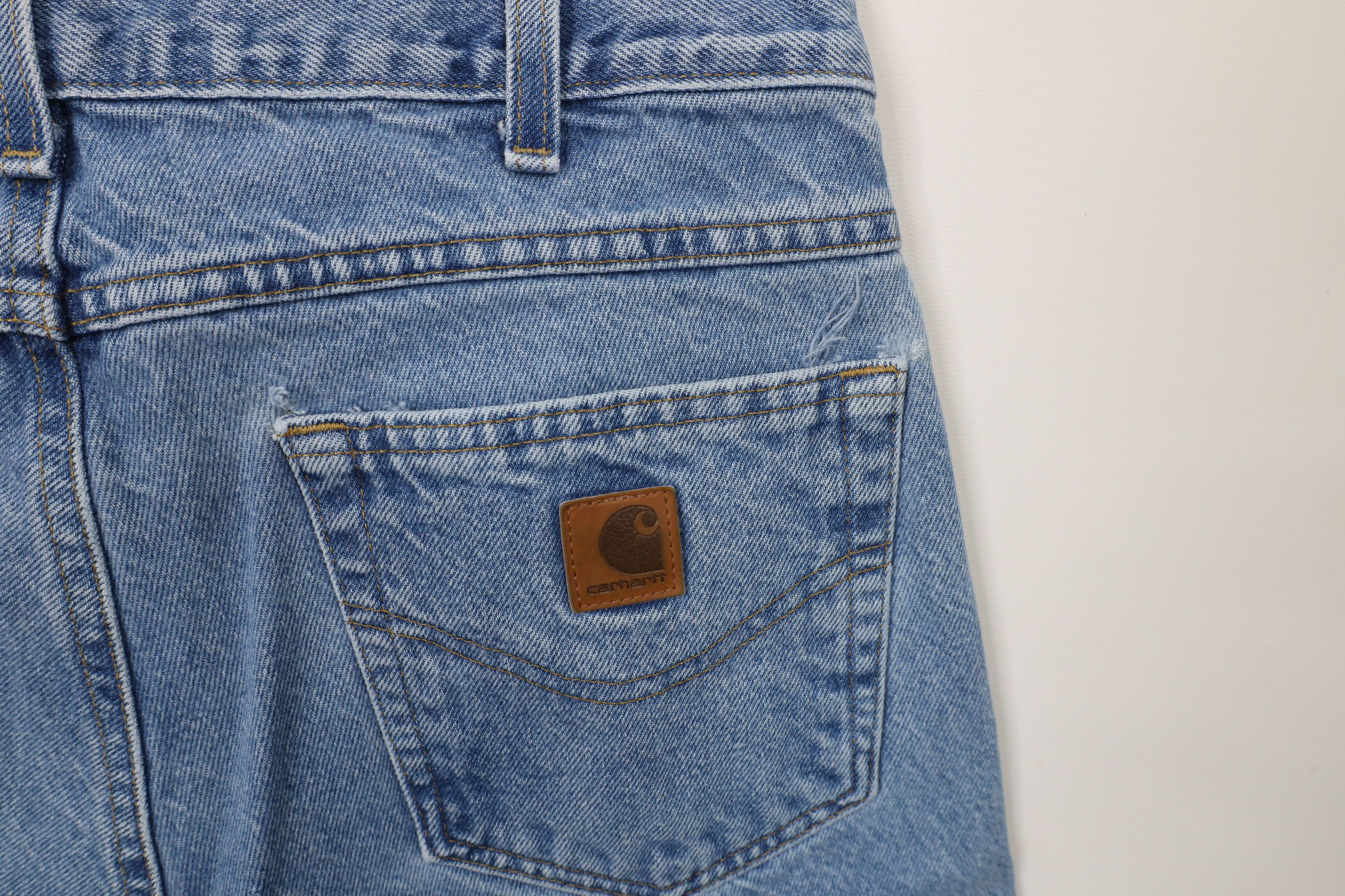 Carhartt × Vintage Vintage Y2K Carhartt Spell Out Relaxed Fit Denim Jeans Size US 32 / EU 48 - 14 Thumbnail