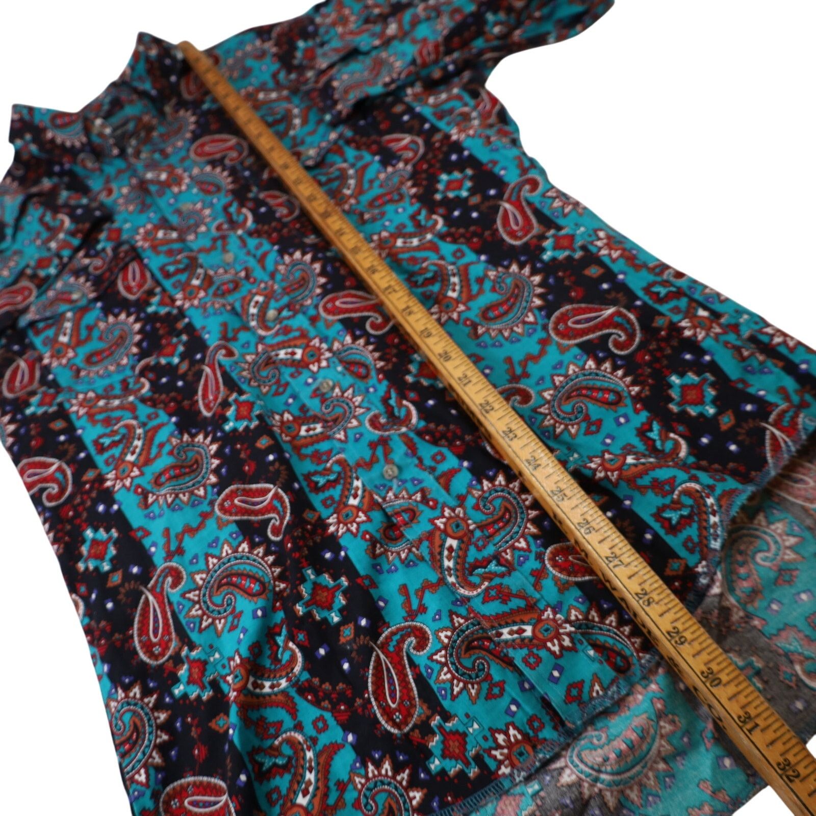 Vintage × Wrangler Vintage Wrangler Aztec Paisley Southwestern Button Up Shirt Size US M / EU 48-50 / 2 - 8 Thumbnail