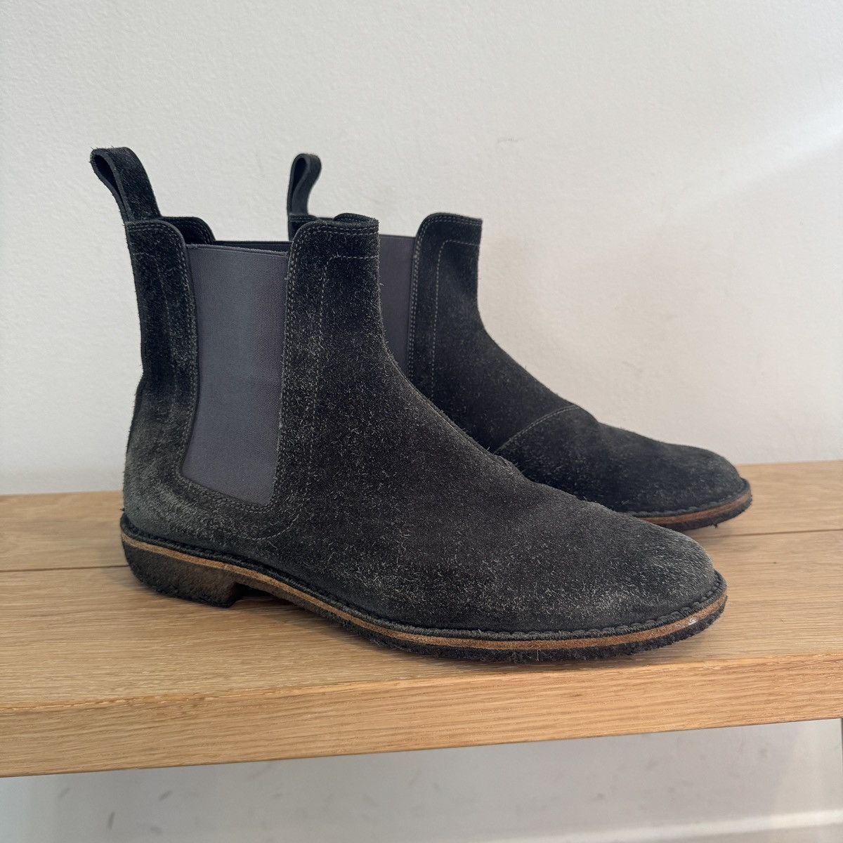 Bottega Veneta Bottega Veneta Steel Suede Boot Size US 9 / EU 42 - 1 Thumbnail