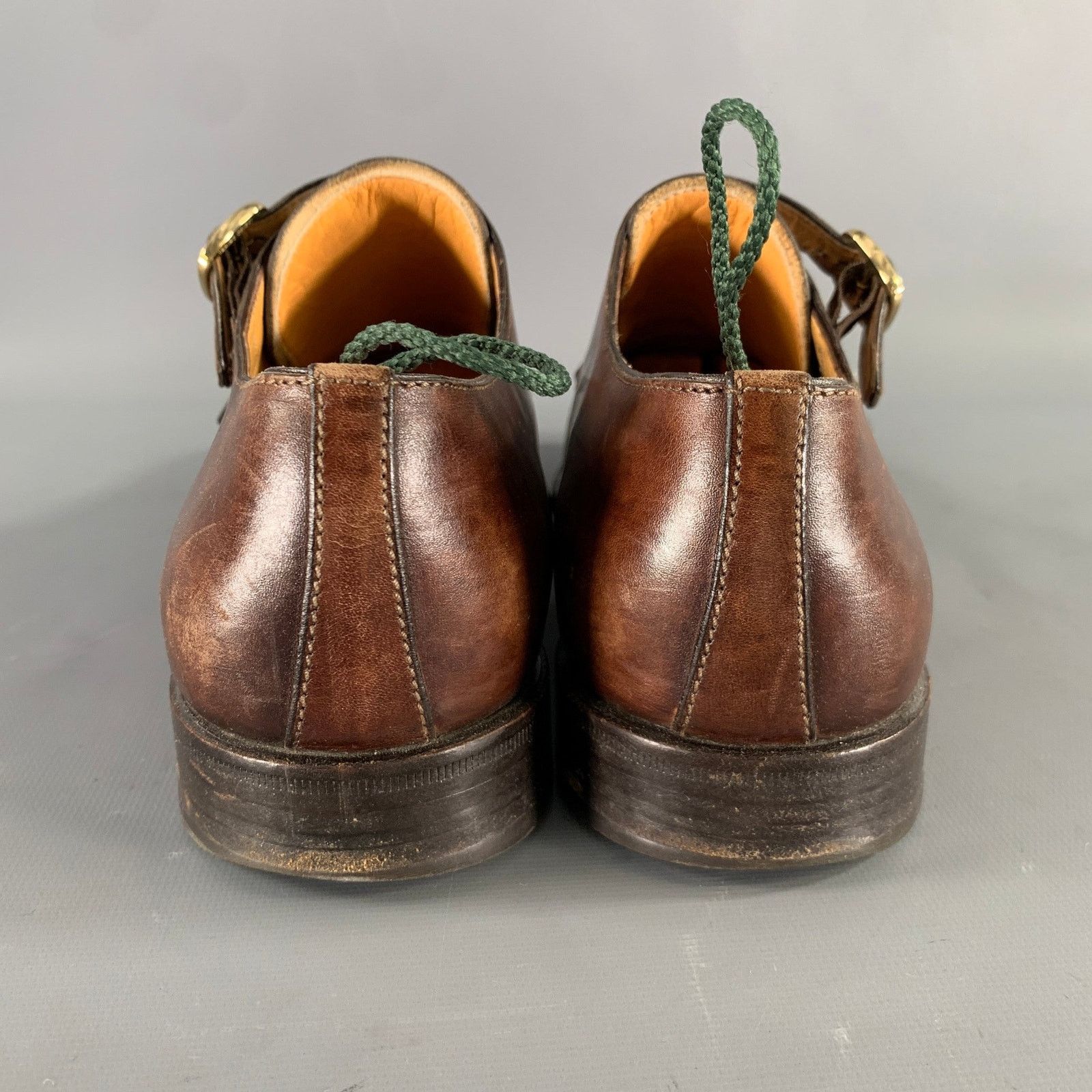 John Lobb JOHN LOBB Size 9 Brown Leather Monk Strap Loafers Size US 9 / EU 42 - 3 Thumbnail