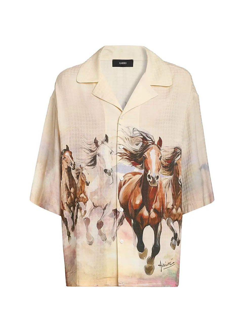 Amiri os11x0326 Horses Camp Shirt in Multicolor Size US M / EU 48-50 / 2 - 1 Thumbnail
