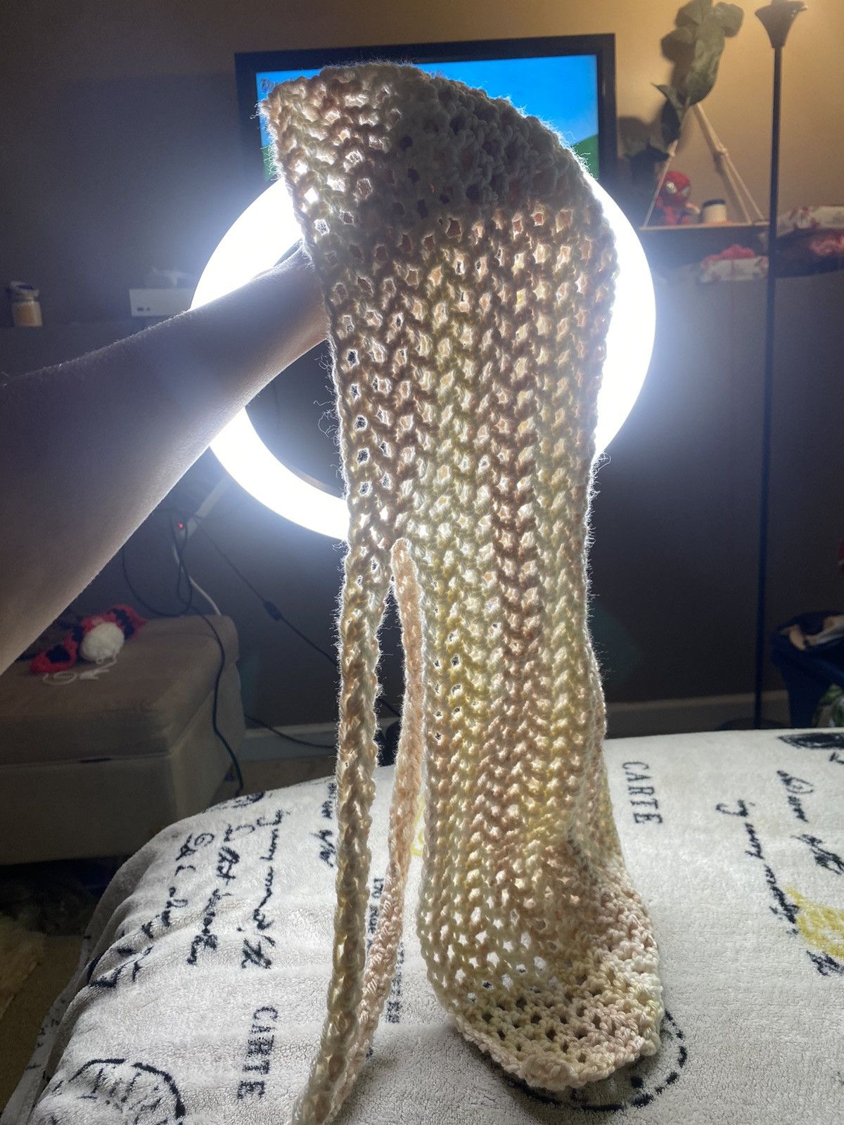 Homemade Crochet Durag Size ONE SIZE - 1 Thumbnail