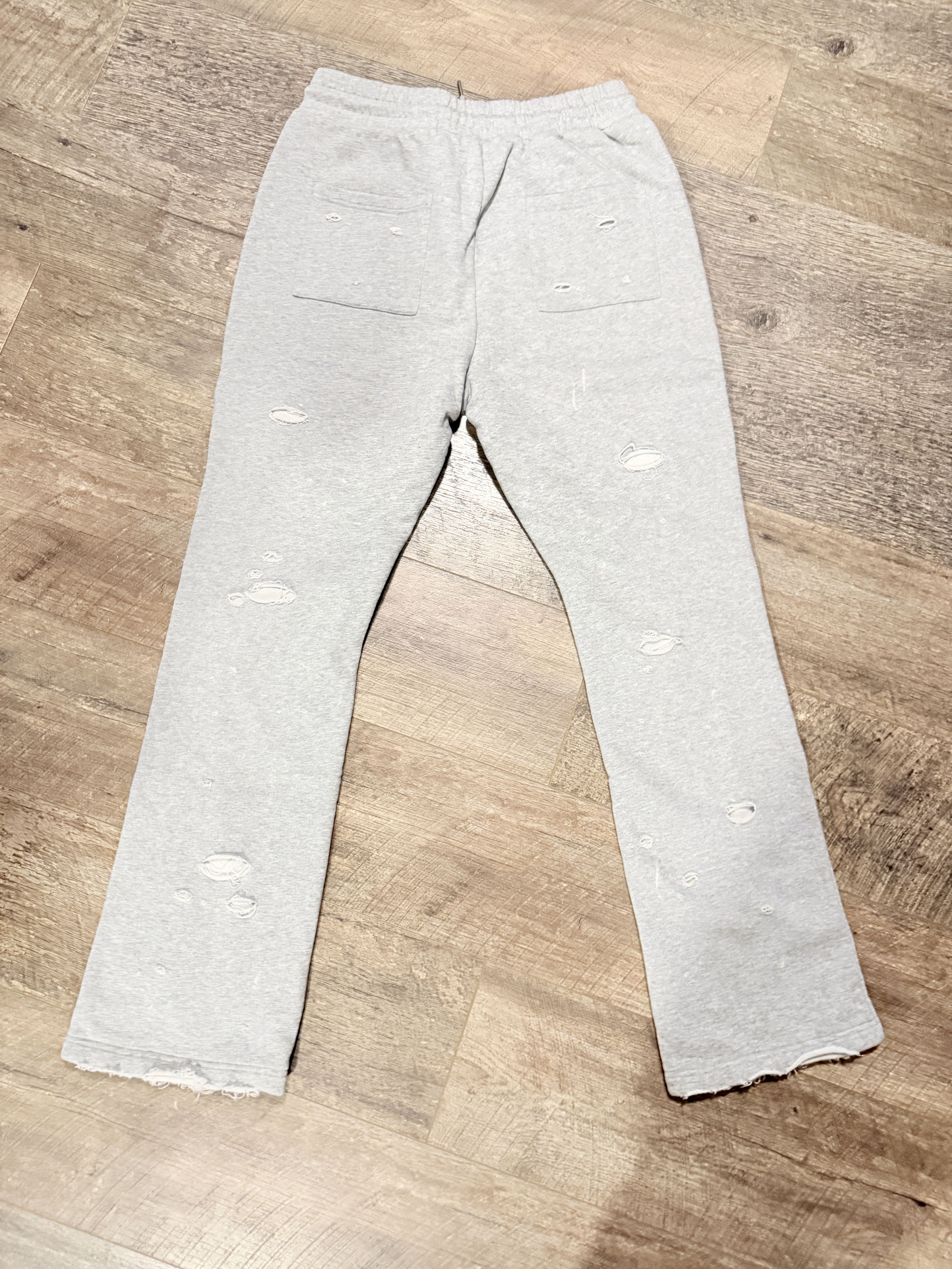 LOSTSHDWS Lost Shdws DSTRY Double Layered OG Logo Grey Sweatpant Size US 38 / EU 54 - 4 Thumbnail