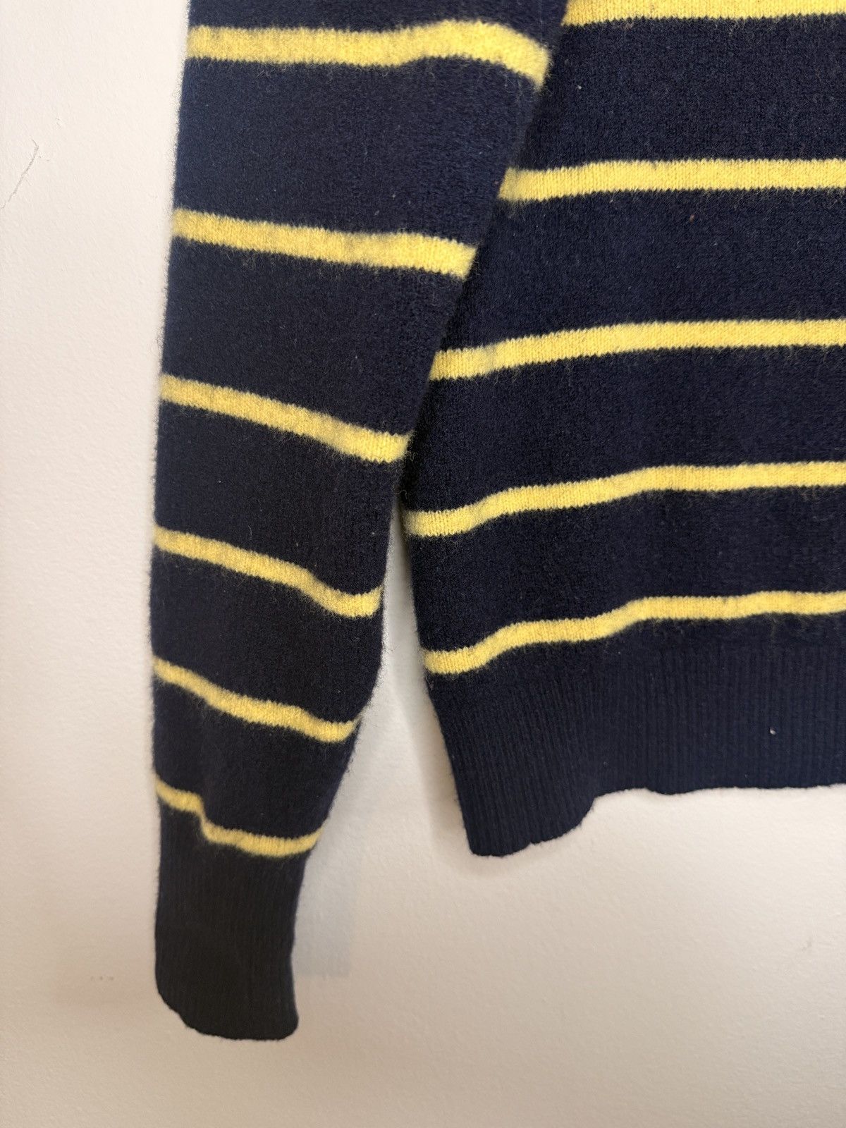 Polo Ralph Lauren Polo Ralph Lauren Navy and Yellow Striped Sweater Size M / US 6-8 / IT 42-44 - 5 Thumbnail