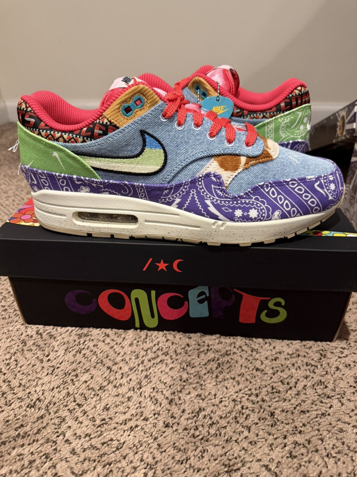 CNCPTS × Nike Nike Air Max 1 Concepts Far Out Size US 11 / EU 44 - 1 Thumbnail