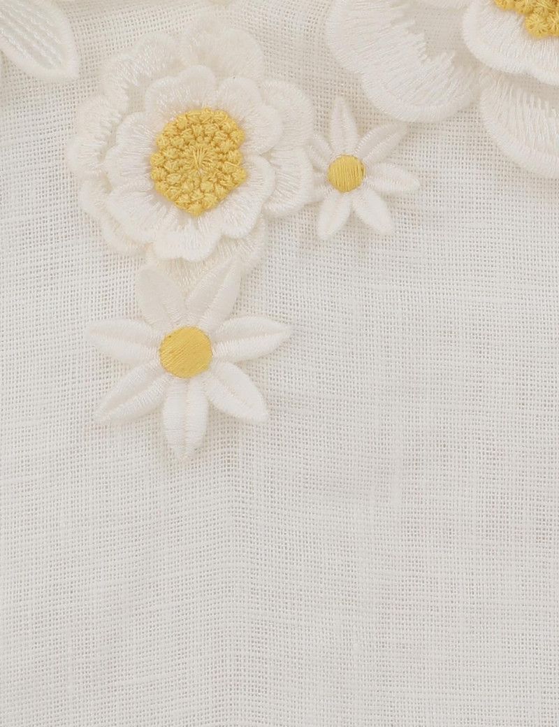 Zimmermann oc11z0126 Everley Flower Maxi Dress in Ivory Size XS / US 0-2 / IT 36-38 - 3 Thumbnail