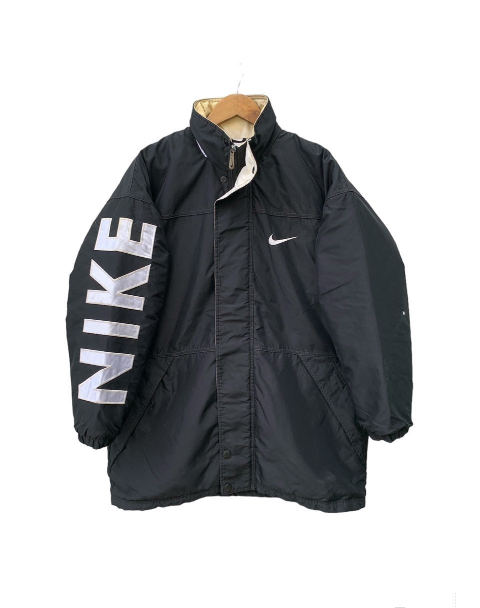Nike Vintage Nike Winter Parka Black Jacket Size US M / EU 48-50 / 2 - 1 Thumbnail