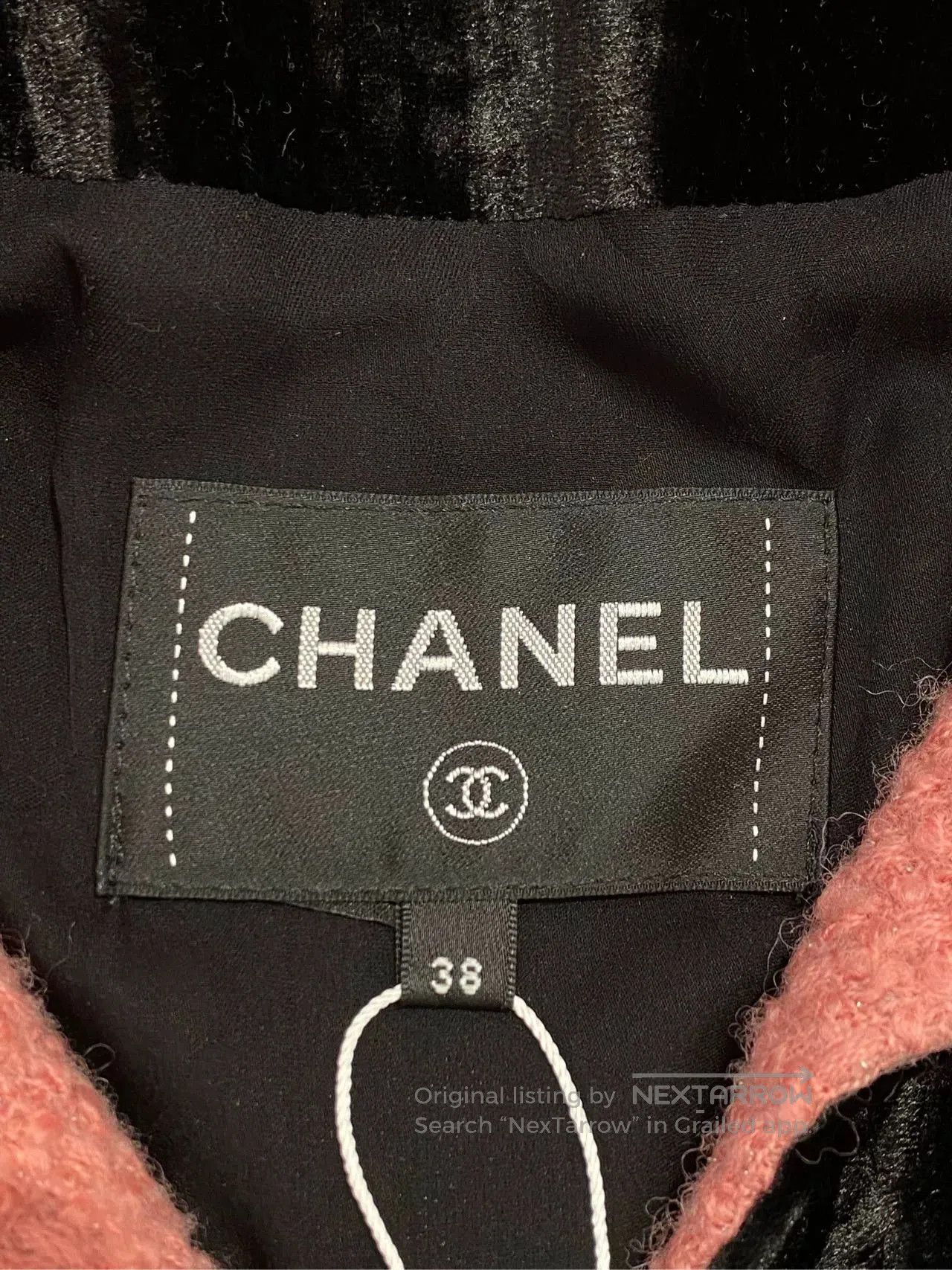 Chanel Chanel 2022 Black Velvet Long Coat. Size US M / EU 48-50 / 2 - 3 Thumbnail