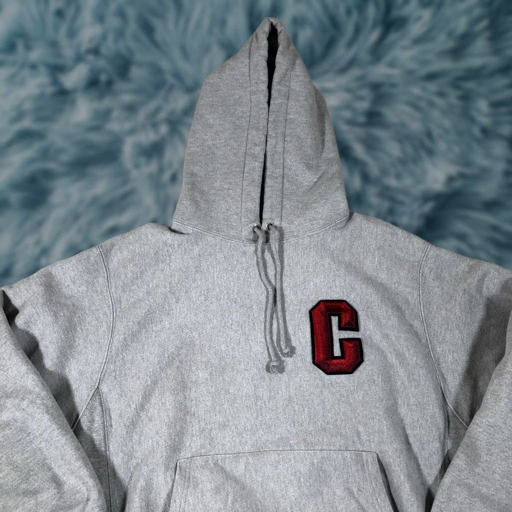 Champion Champion Hoodie Mens Large Gray Reverse Weave Sweatshirt Pullover Size US L / EU 52-54 / 3 - 1 Thumbnail