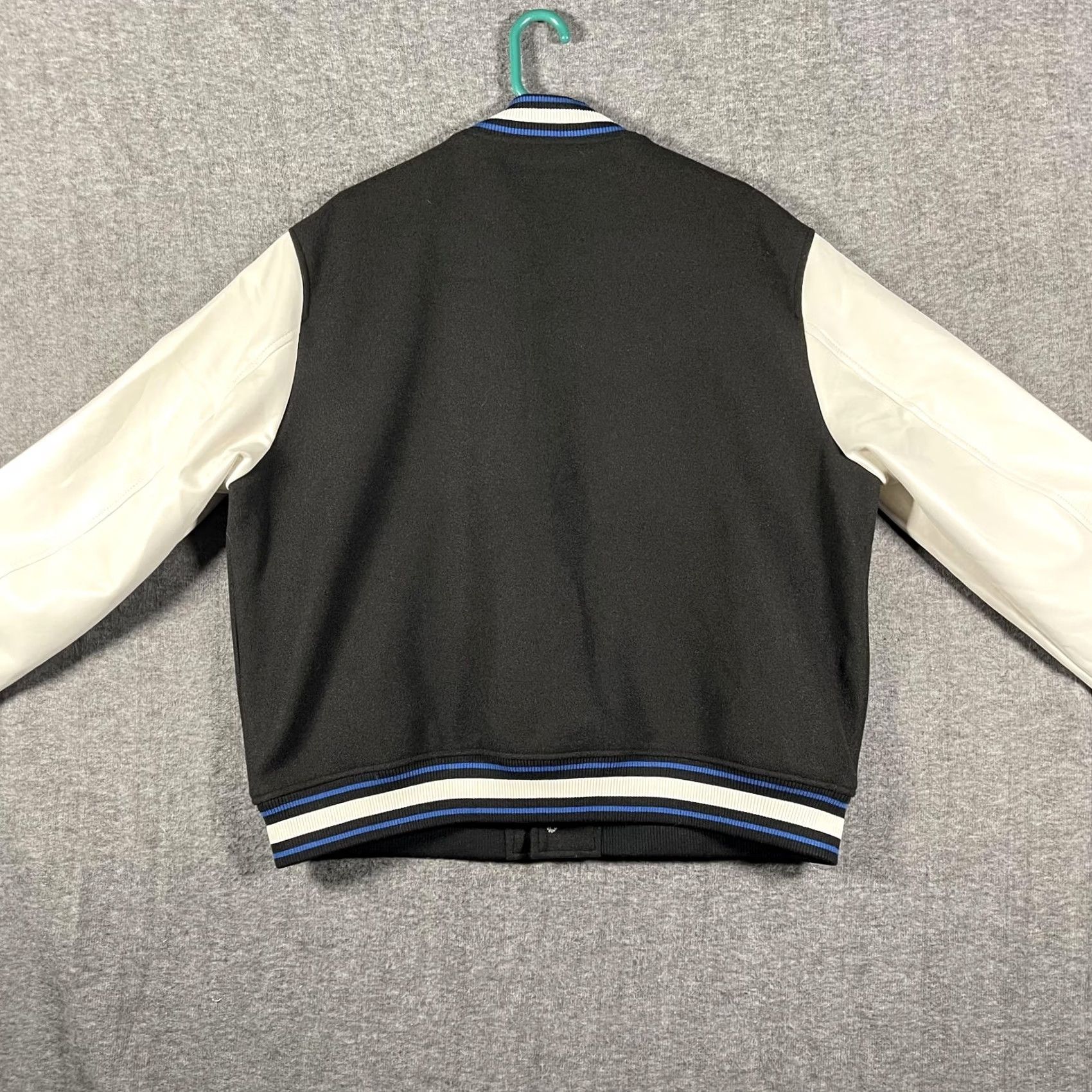 True Religion True Religion Varsity Jacket XL Black Wool Leather Spellout Streetwear Size US XL / EU 56 / 4 - 4 Thumbnail