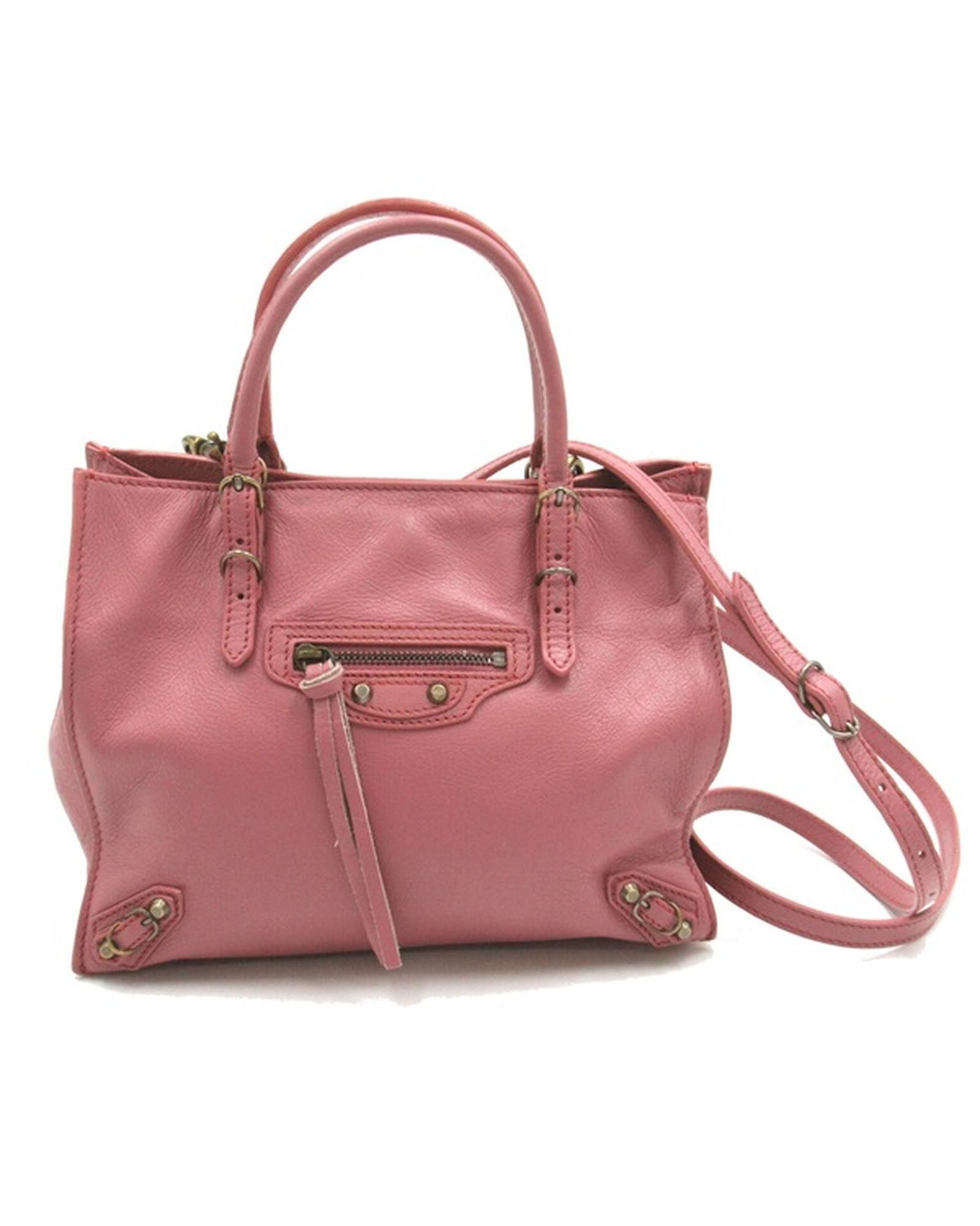 image of Pink Mini Papier Bag By Balenciaga, Women's