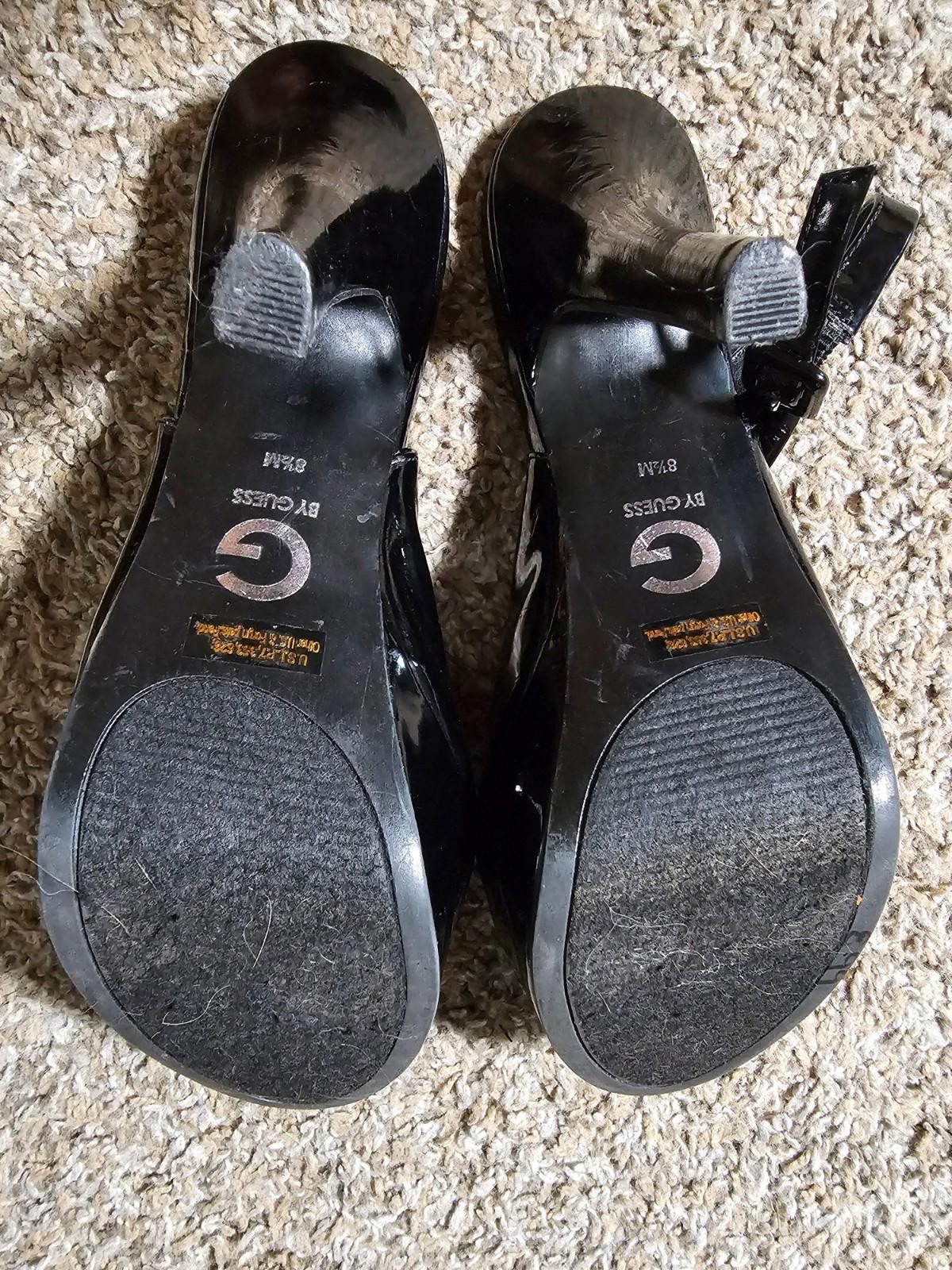 Designer g by guess heels black Flower 8.5M Size US 8.5 / IT 38.5 - 5 Thumbnail
