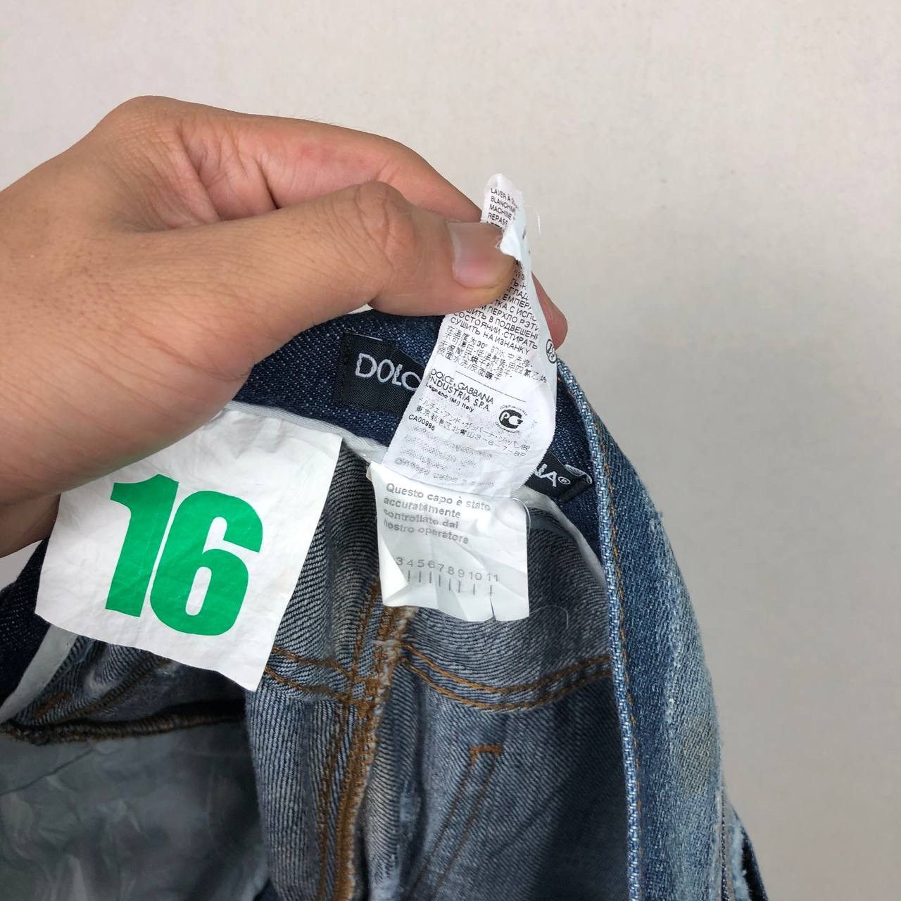 Dolce & Gabbana Destroyed Dolce & Gabbana Distress Ripped Jeans Punk Denim Size US 31 - 16 Thumbnail