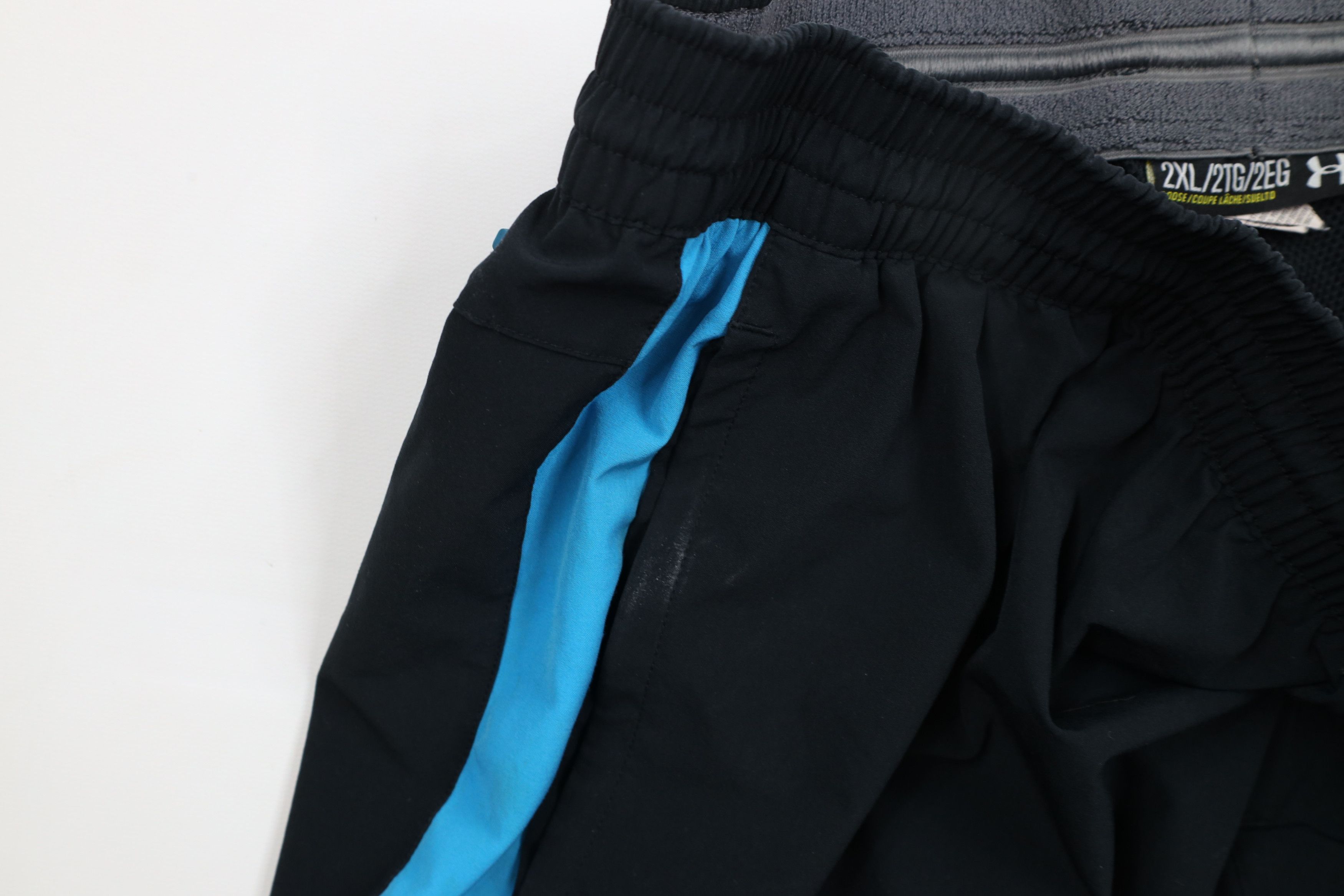Under Armour × Vintage Under Armour Spell Out Loose Fit Wide Leg Pants Black Size US 40 / EU 56 - 12 Thumbnail
