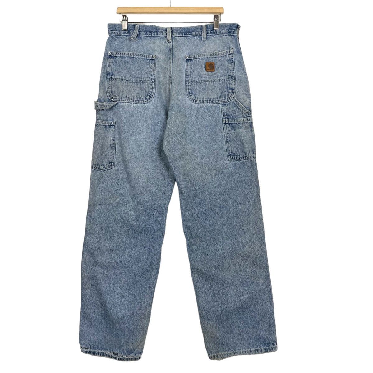 Carhartt × Carhartt Wip × Vintage 💥CARHARTT WIP SINGLE KNEE DISTRESSED JEANS Size US 34 / EU 50 - 11 Thumbnail
