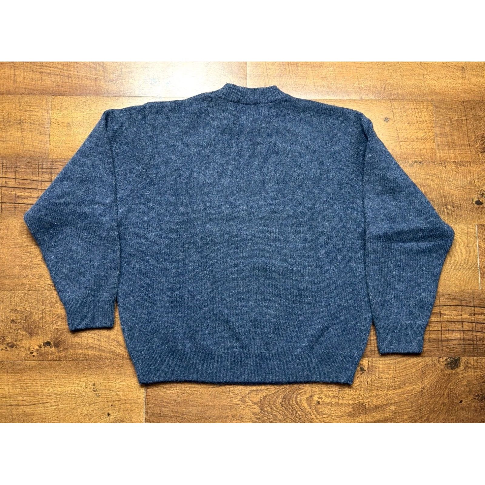 Vintage Cabela'S Vintage Ragg Crewneck Pullover Blue Wool Sweater Large Size US L / EU 52-54 / 3 - 3 Thumbnail
