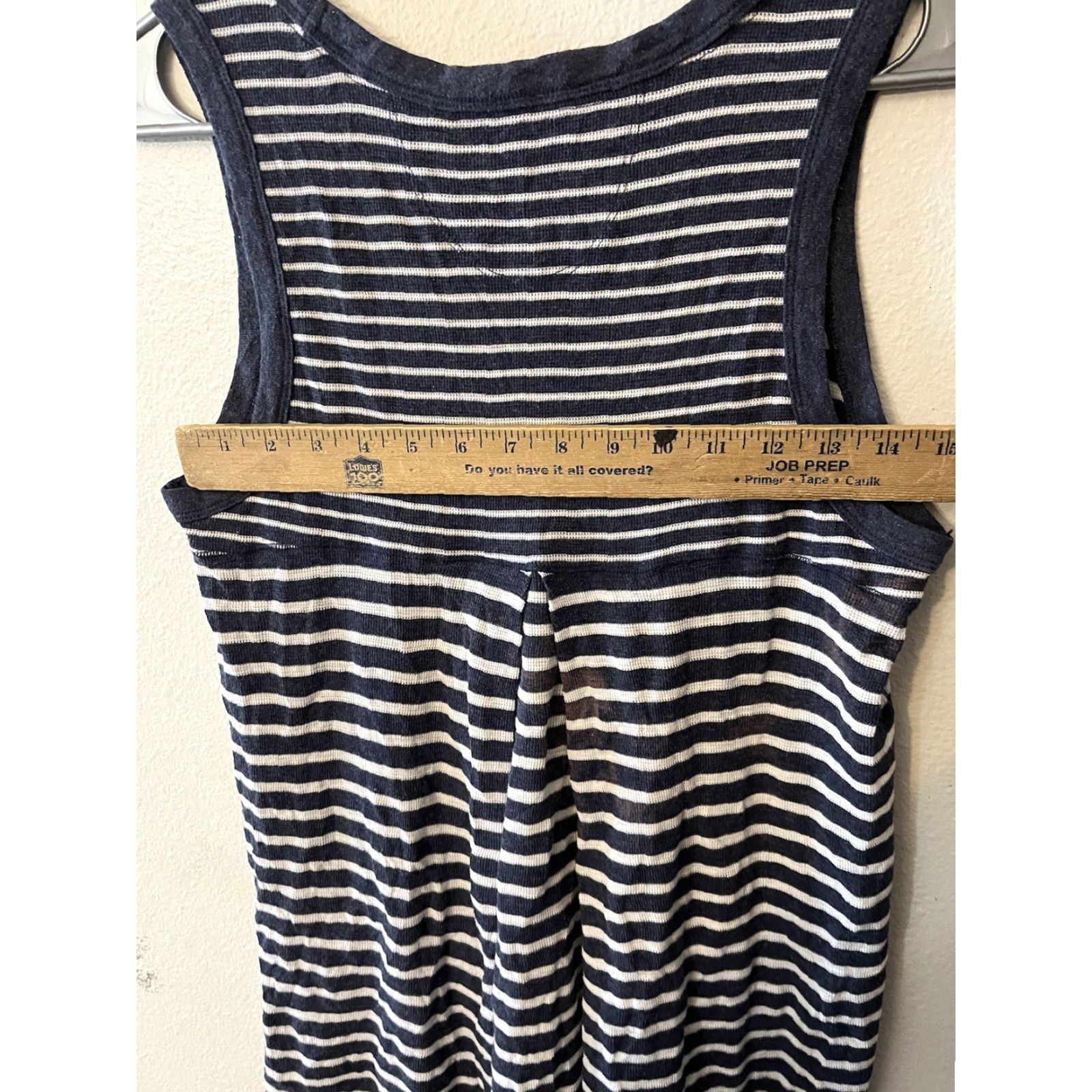 Tommy Hilfiger Tommy Hilfiger Sport Striped Tank Top Women's M Knit Casual Summer Blue Cotton Blend Logo Vintage: No Size M / US 6-8 / IT 42-44 - 5 Thumbnail