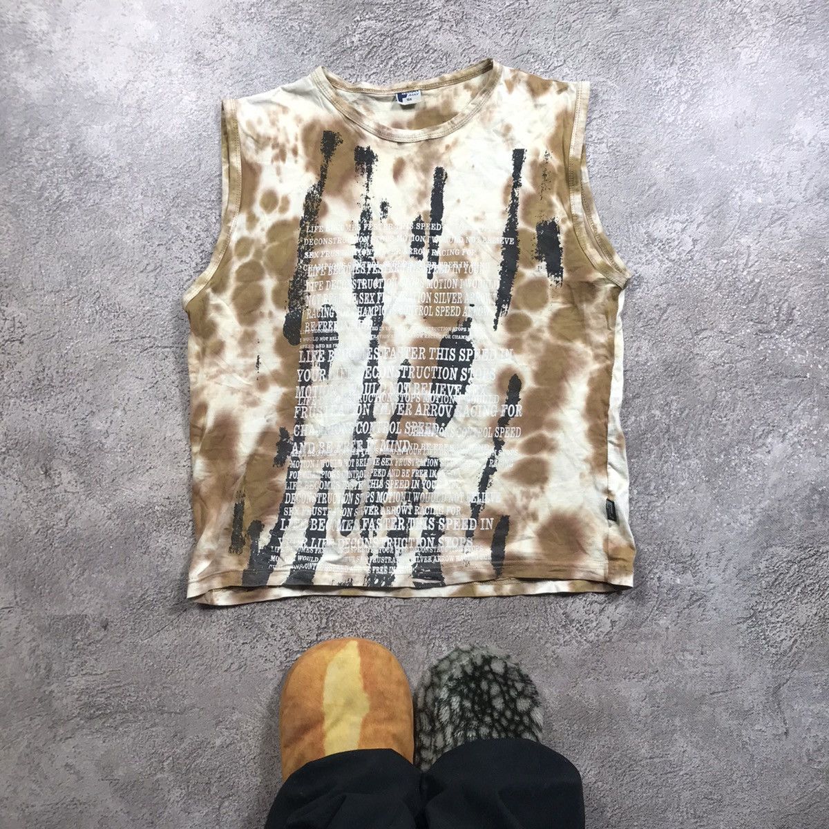 Vintage Vintage Y2K Tie Dye Abstract Graphic Tank Top Grunge Baggy M Size M / US 6-8 / IT 42-44 - 1 Thumbnail
