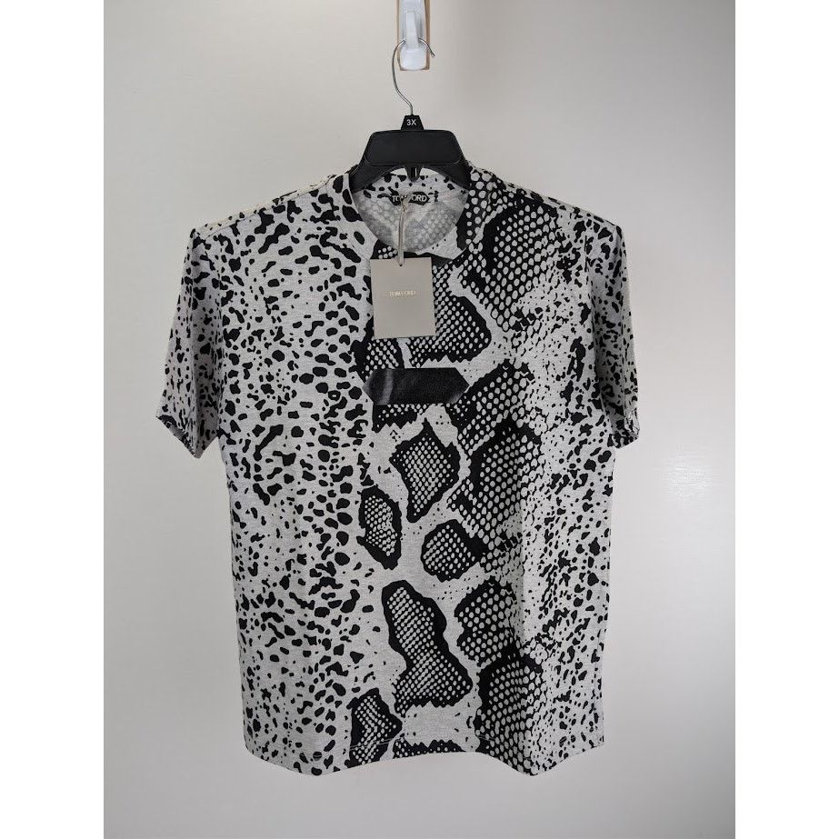 Tom Ford o1rshd1 Short Sleeve T-Shirt in Multicolor Size US M / EU 48-50 / 2 - 2 Thumbnail
