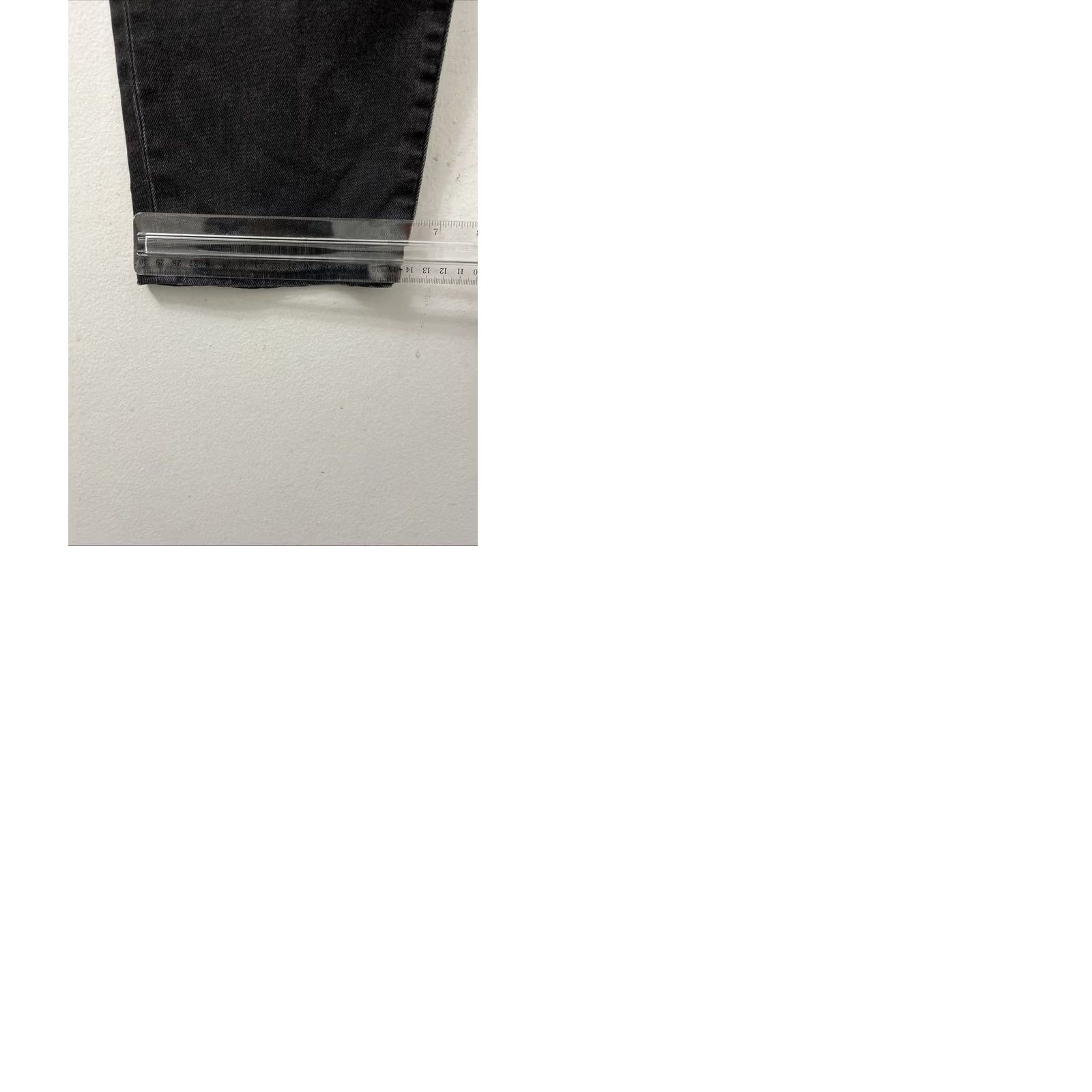 Madewell Madewell Classic Straight Jeans Womens 28x25 Black High Rise Stretch Denim Size 28" / US 6 / IT 42 - 9 Thumbnail