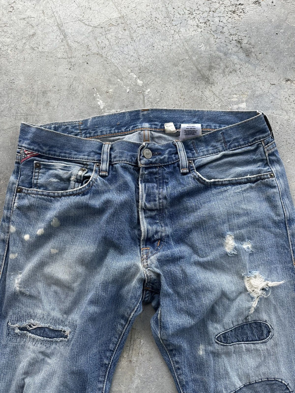 Ralph Lauren Ralph Lauren Distressed Denim Jeans Size US 36 / EU 52 - 6 Thumbnail