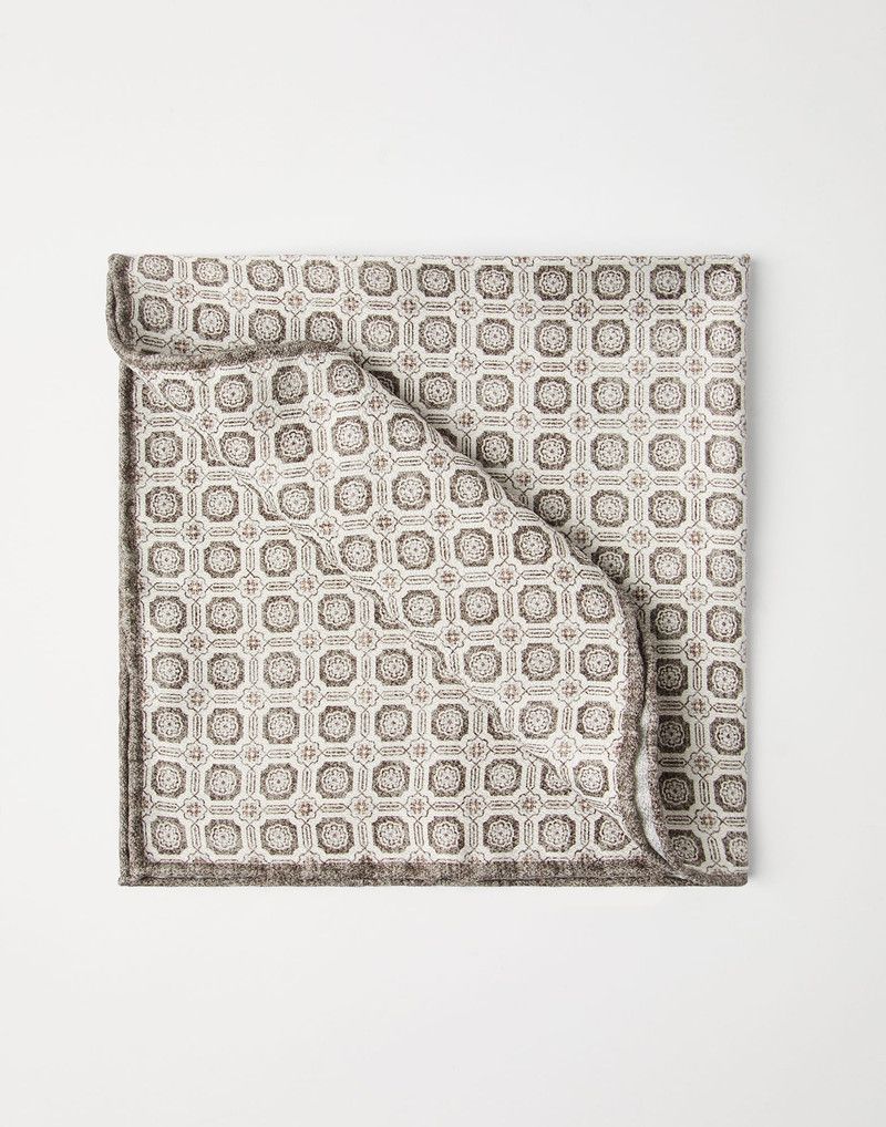 Brunello Cucinelli o1la1rc1a0326 Size: OS / Pocket Square in Multicolor Size ONE SIZE - 1 Thumbnail