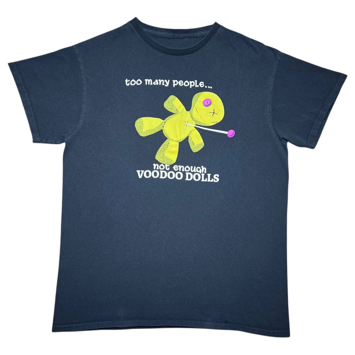 Vintage Vintage 2000s Too Many People Not Enough Voodoo Dolls Tee Size US M / EU 48-50 / 2 - 1 Thumbnail
