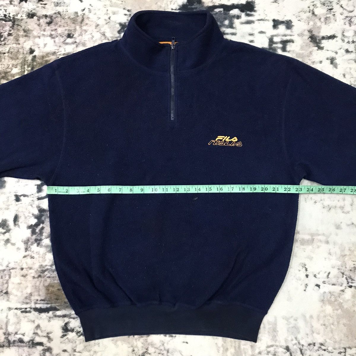 Fila Vintage Fila Italia Embroidery Spellout Halfzipper Fleece Size US L / EU 52-54 / 3 - 12 Thumbnail