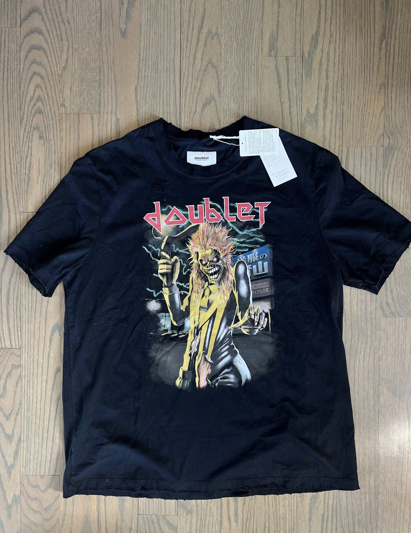 トップス doublet AOYAMA ROCK T-SHIRTS doublet “AOYAMA”ROCK NO SLEEVE T-SHIRT(PEOPLE) 22SS73CS225