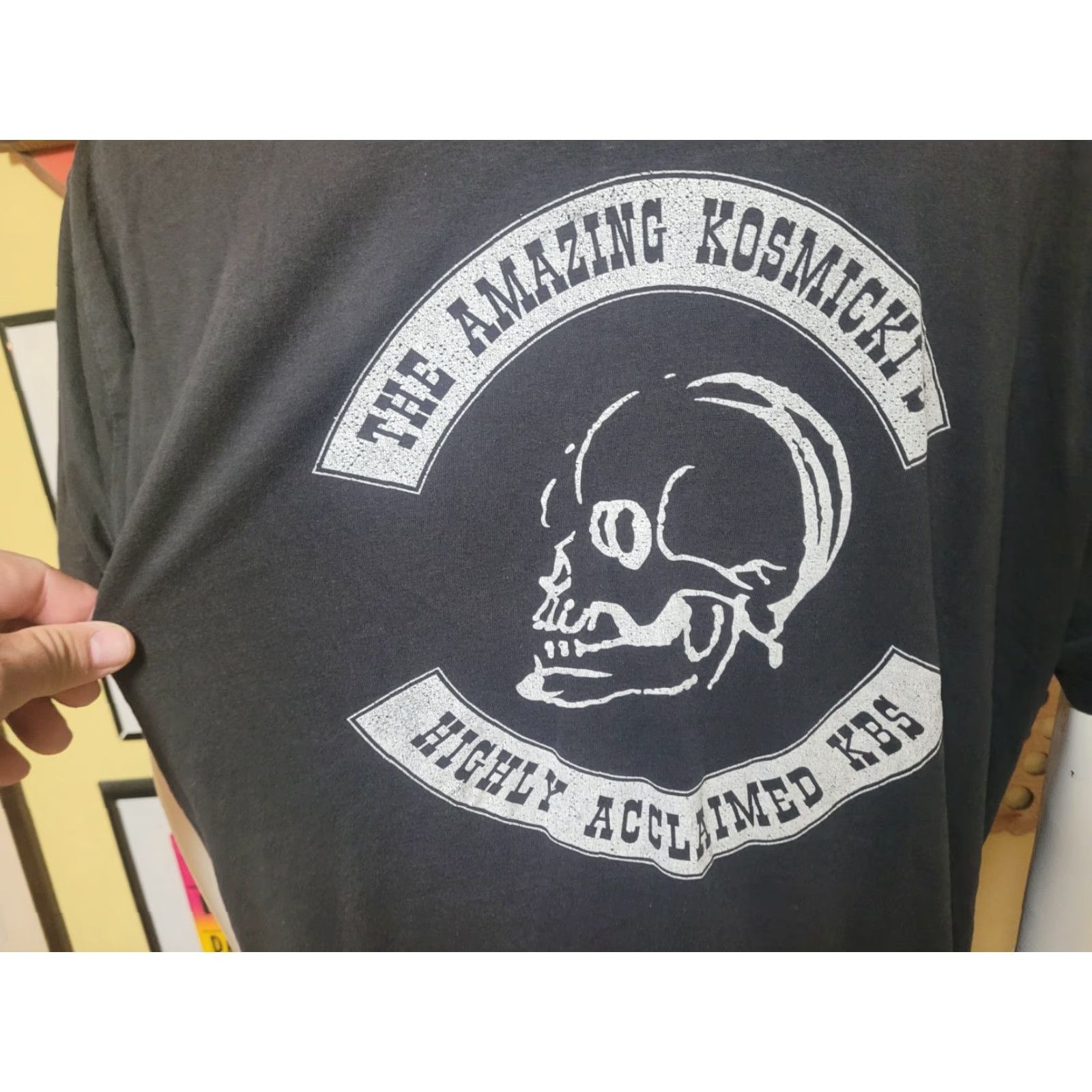 Vintage Founders KBS Barrel Aged Kosmicki's Craft Beer T Shirt 3XL XXXL Black Cotton Blend Crew Neck Short Sleeve Graphic Tee Mens Bag? Size US XXL / EU 58 / 5 - 5 Thumbnail