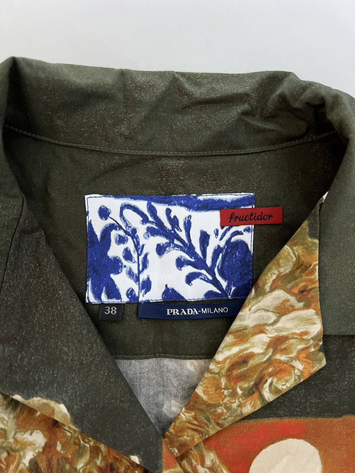 Prada Prada FW16 Christophe Chemin 'Fructidor' Shirt Size US S / EU 44-46 / 1 - 9 Thumbnail