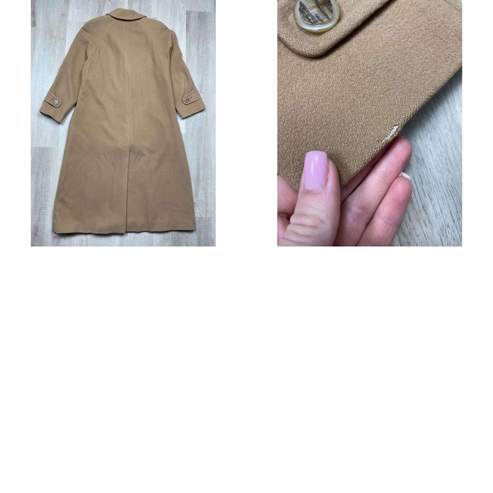 Aquascutum VINTAGE Aquascutum Womens Coat Wool Beige Long Overcoat Mens Womens Girls Size L / US 10 / IT 46 - 9 Thumbnail