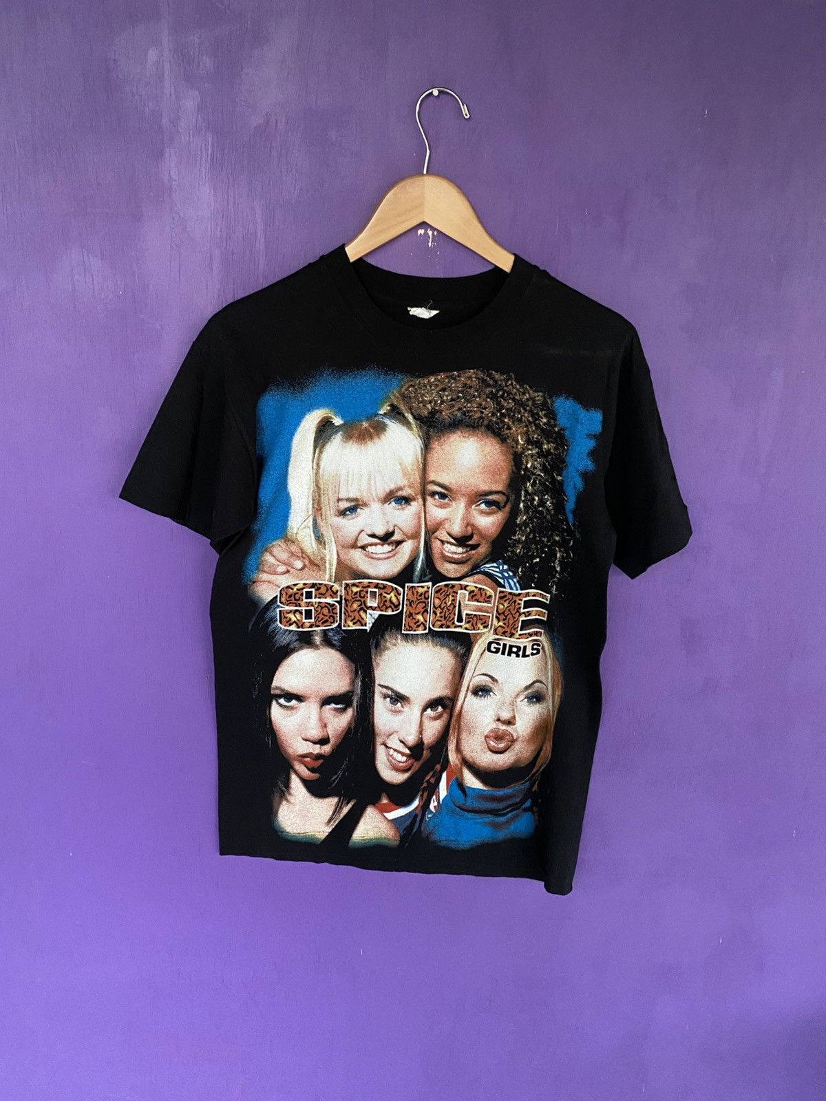 Rap Tees Vintage 90s Spice Girls whole group rap tee Size US M / EU 48-50 / 2 - 1 Thumbnail